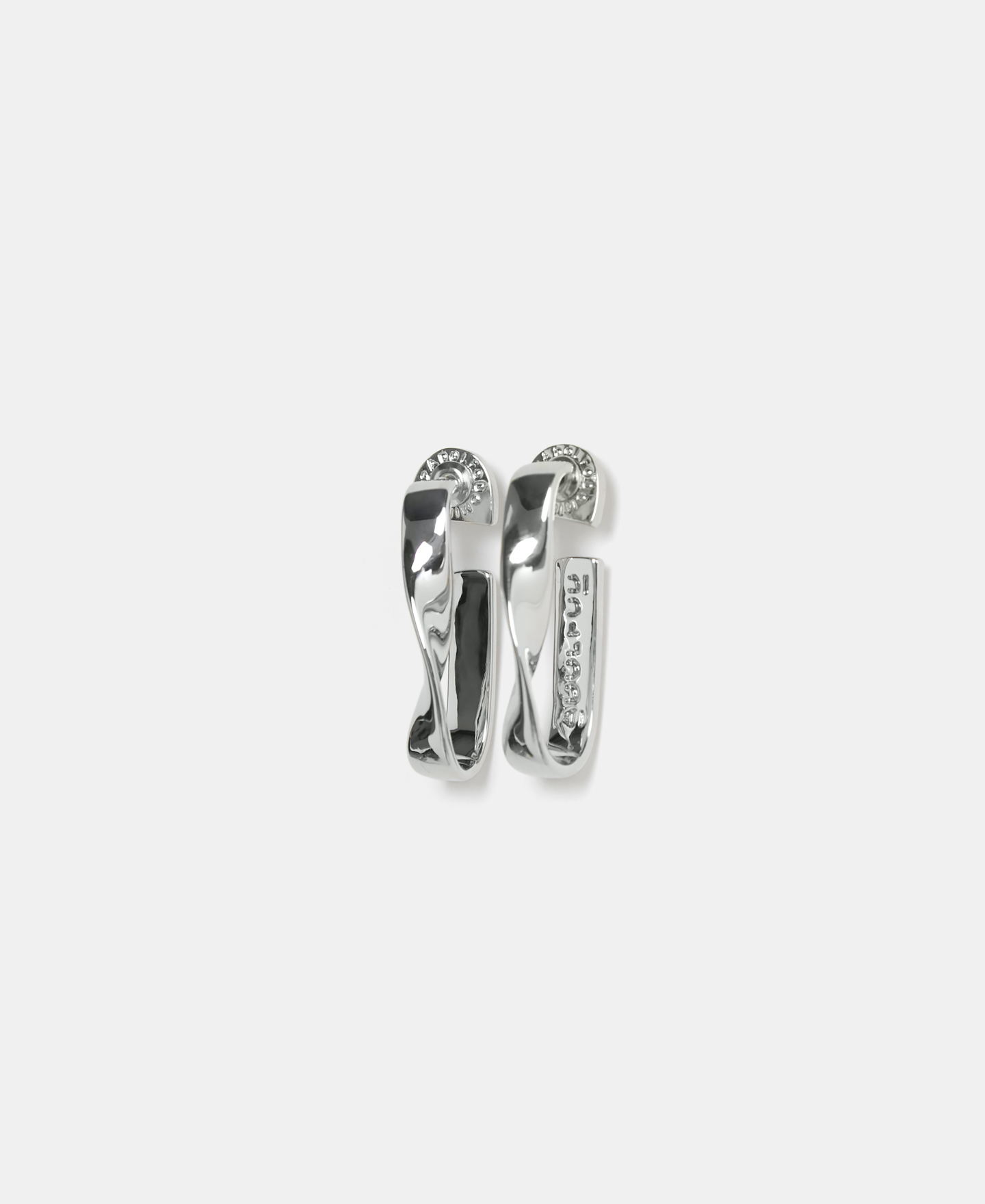 Imperfect chain links long earrings image number 1