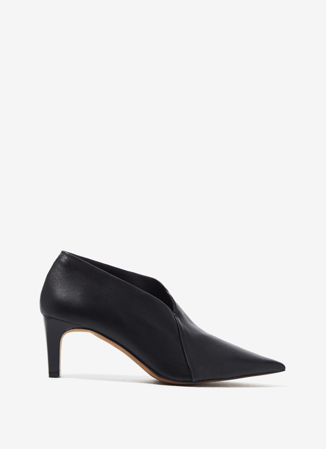 Nappa effect asymmetric ankle boots image number 0