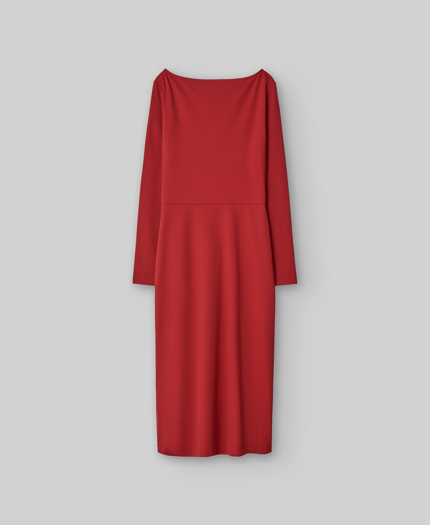 Midi dress with a gather woman image number 5