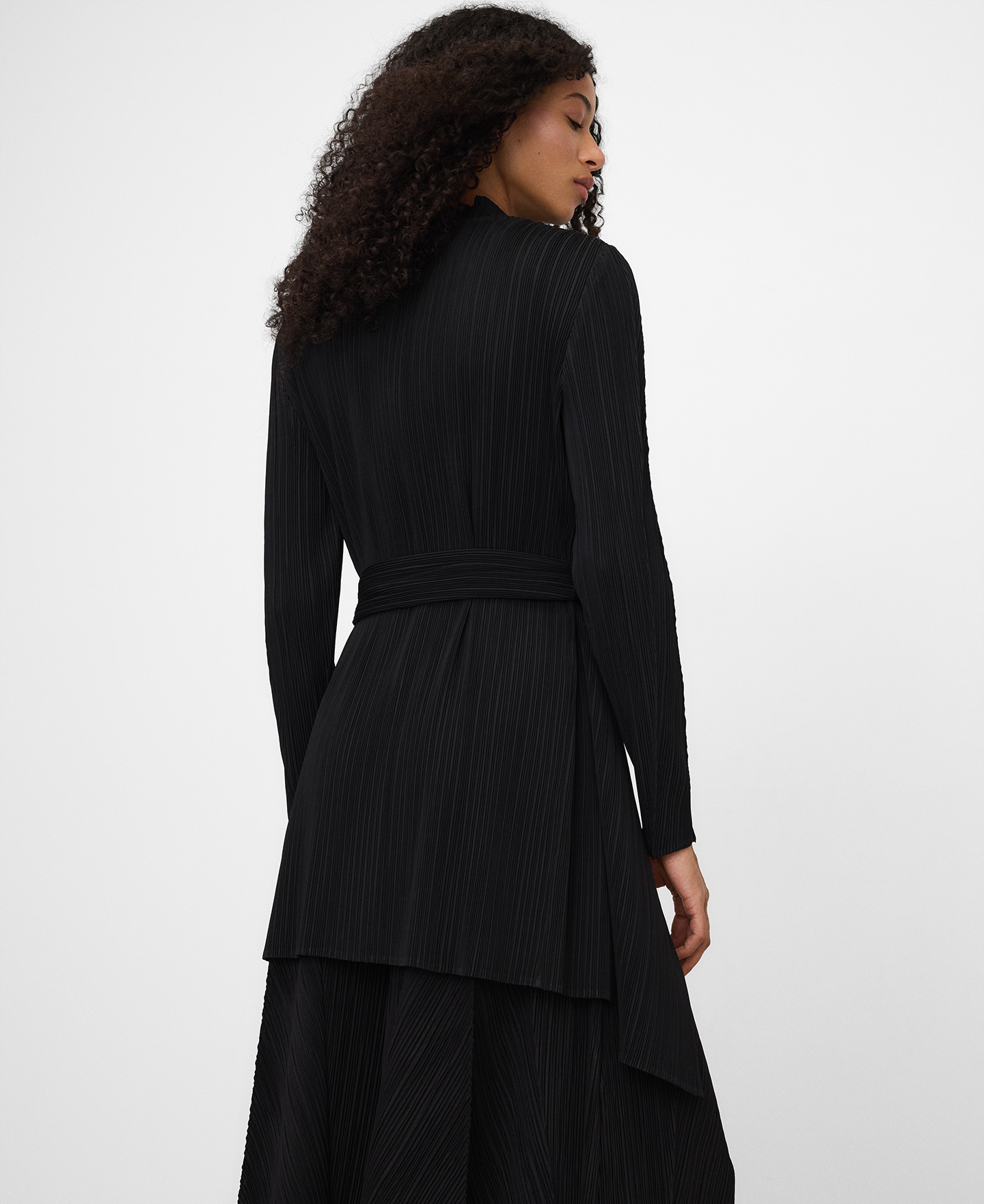 Crinkle asymmetrical jacket image number 2