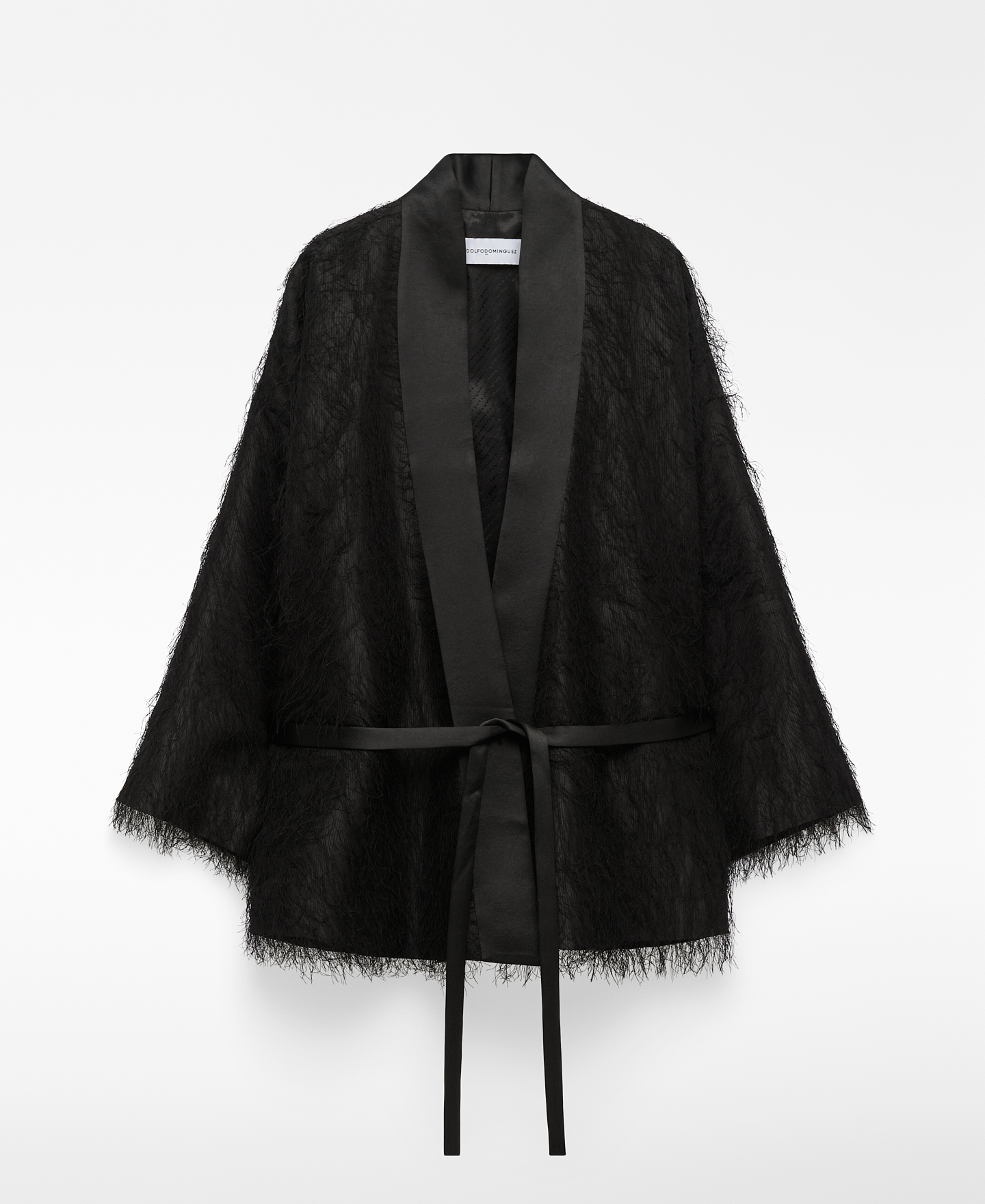 Casaco kimono com franjas para mulher image number 6