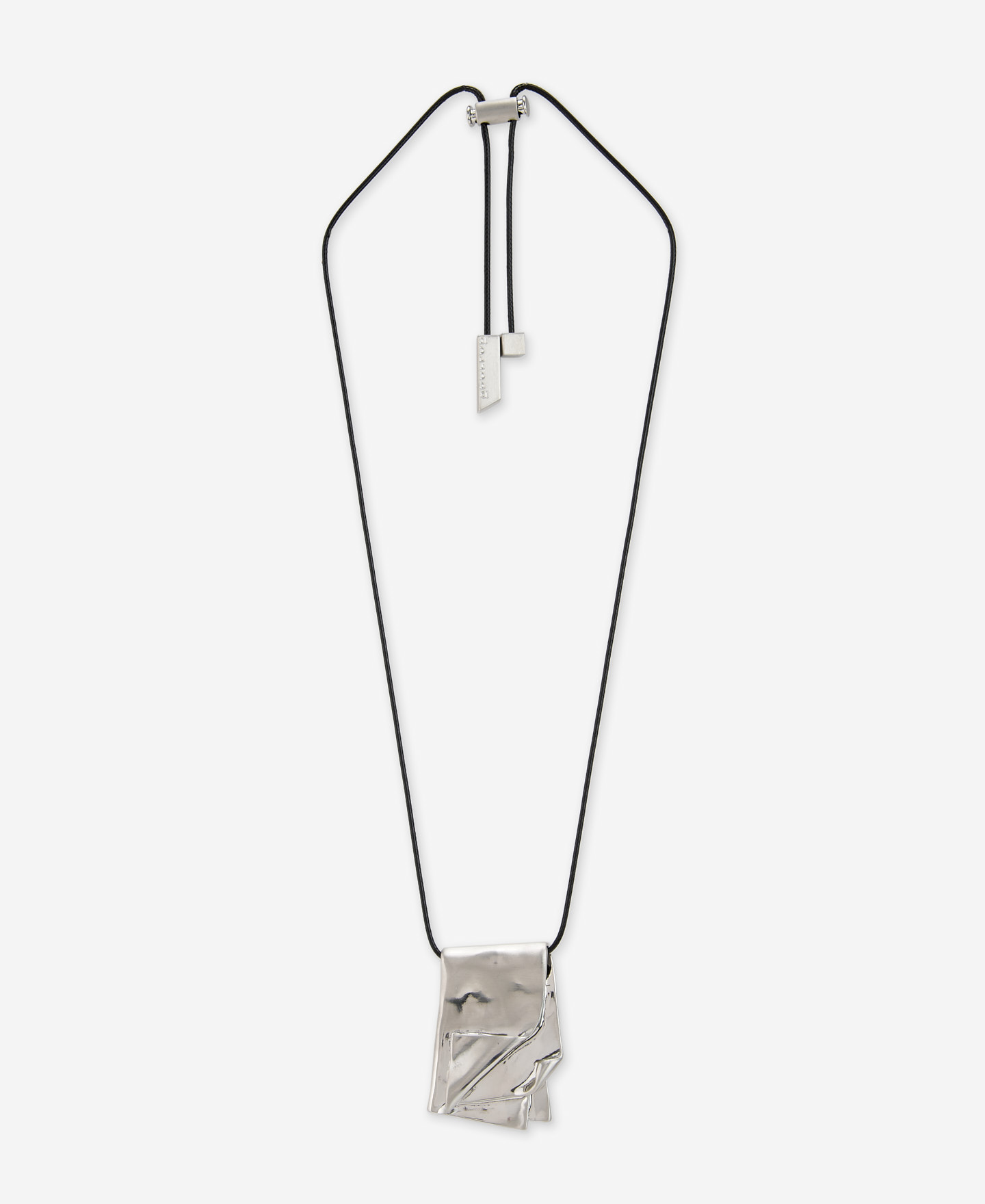 Pendentif tissus pliés en zinc image number 0