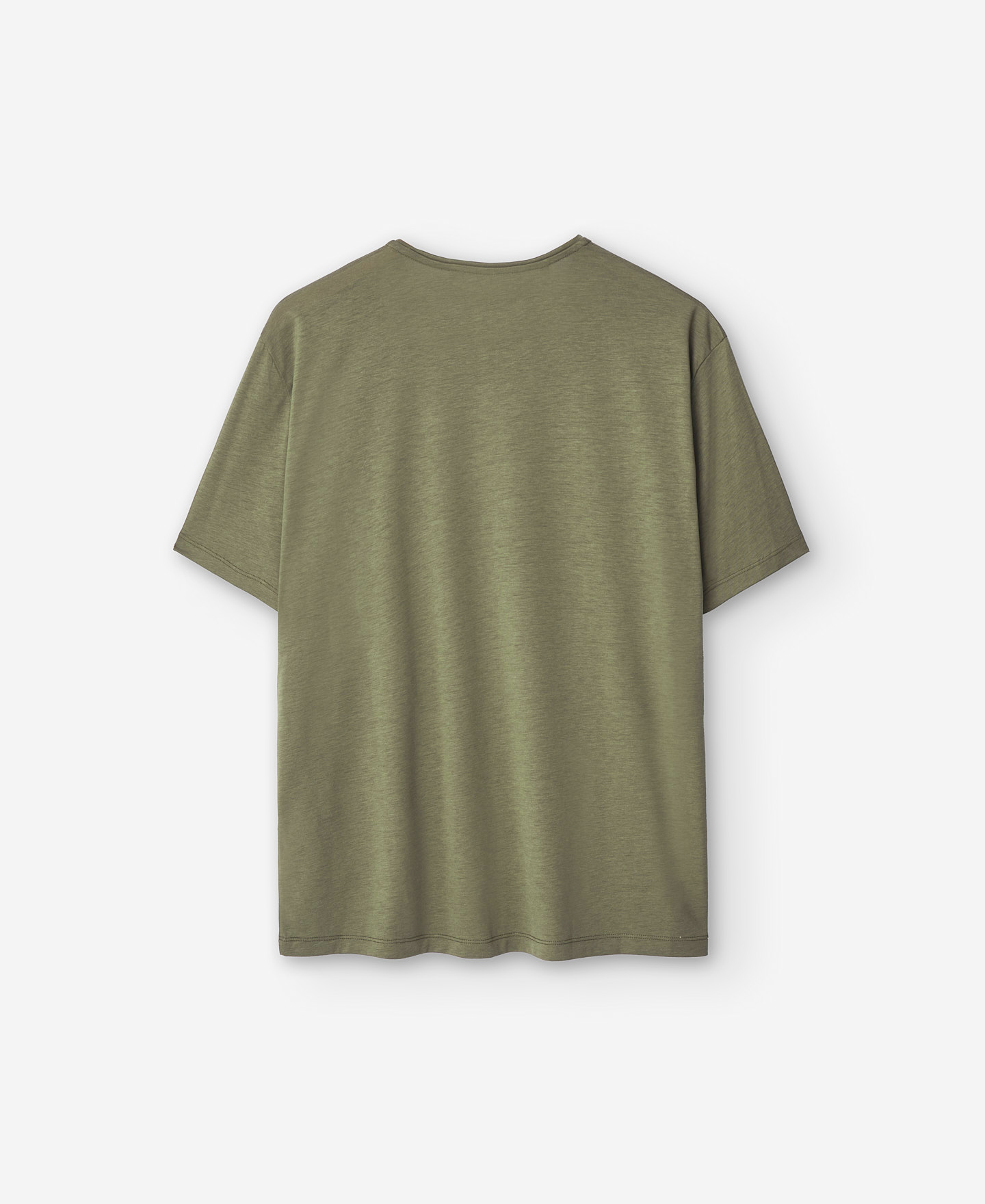 Men's khaki crew neckline T-shirt image number 5