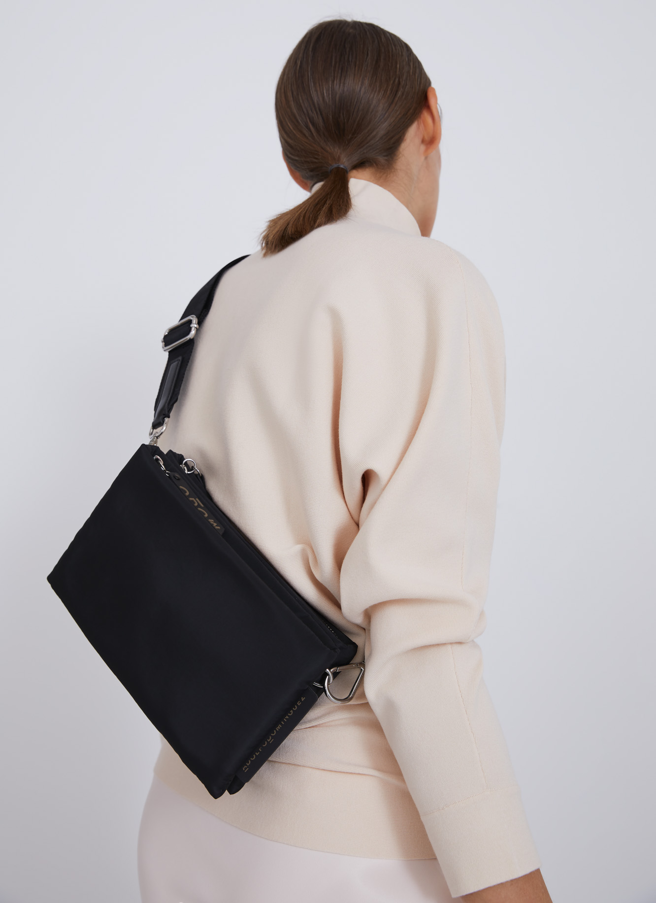 Technical nylon padded crossbody bag image number 4