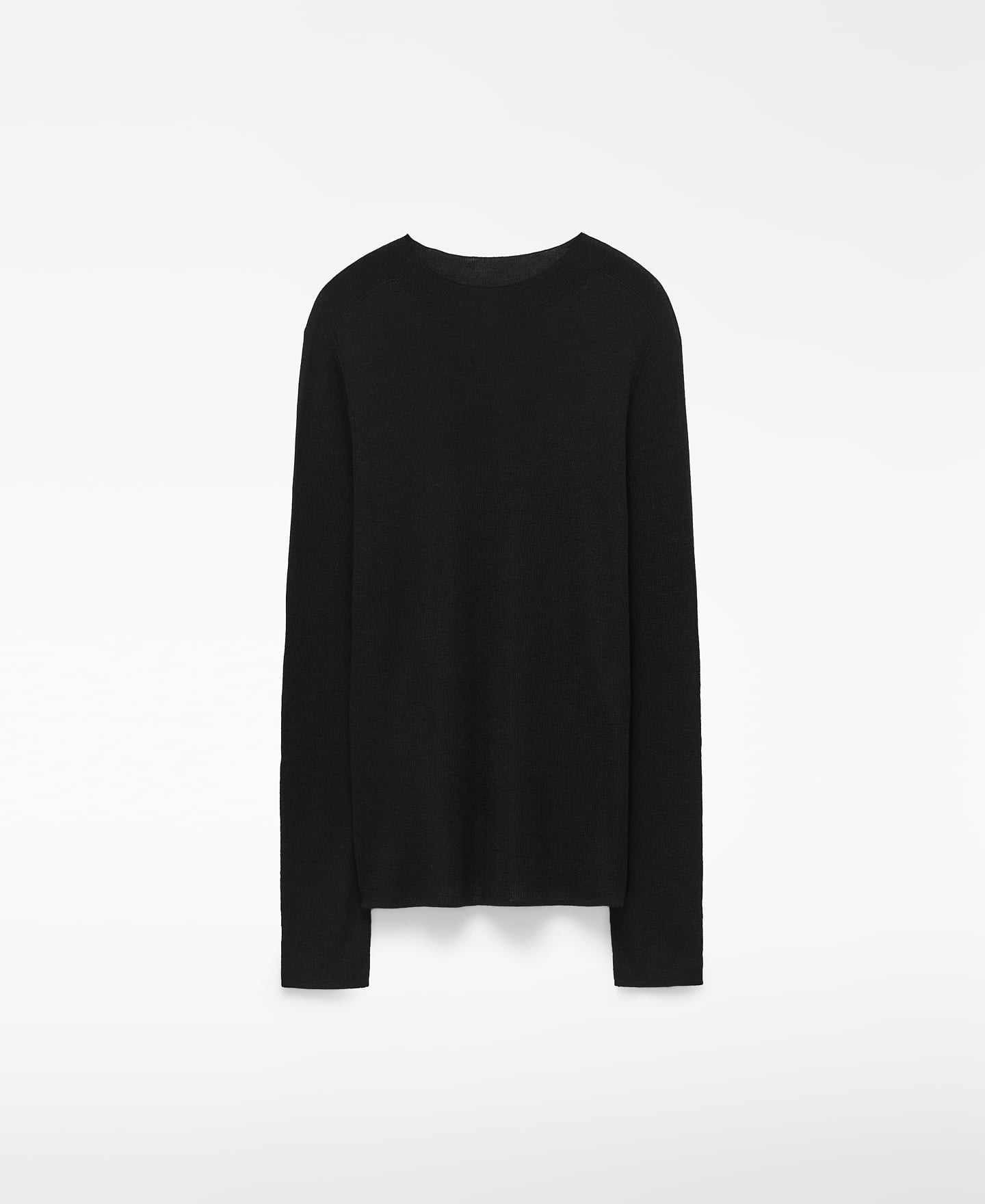 Merino wool blend seamless sweater image number 0