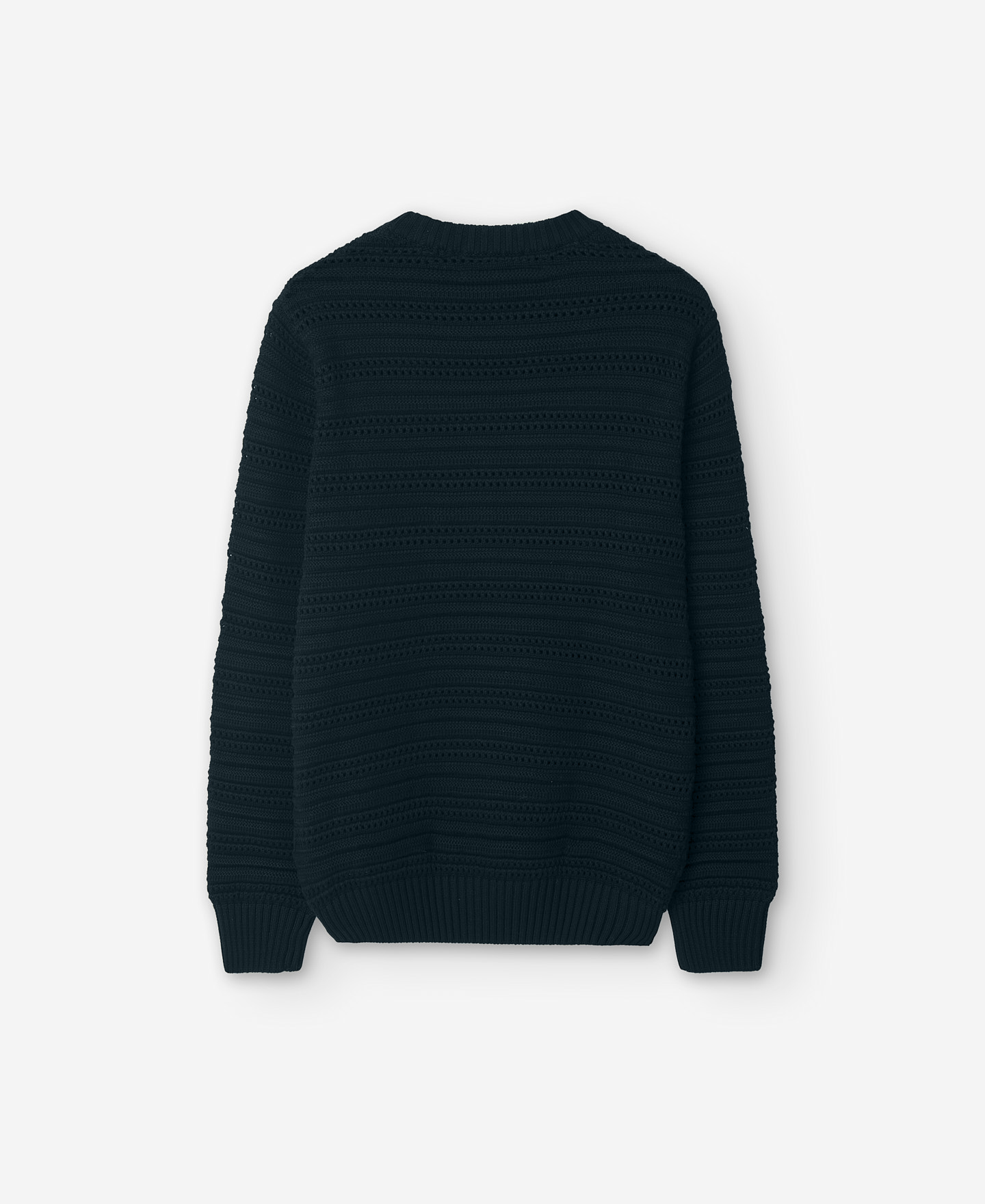 Jersey algodón negro hombre image number 5