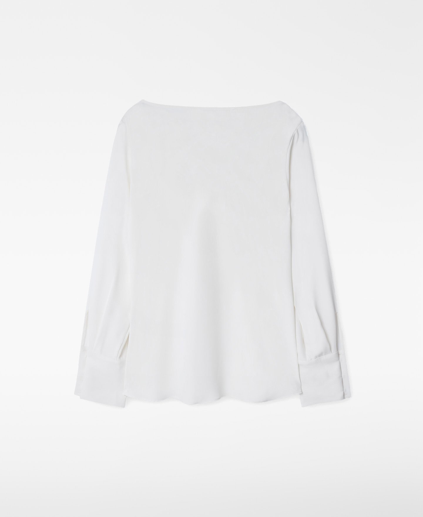 Draped collar top woman image number 1