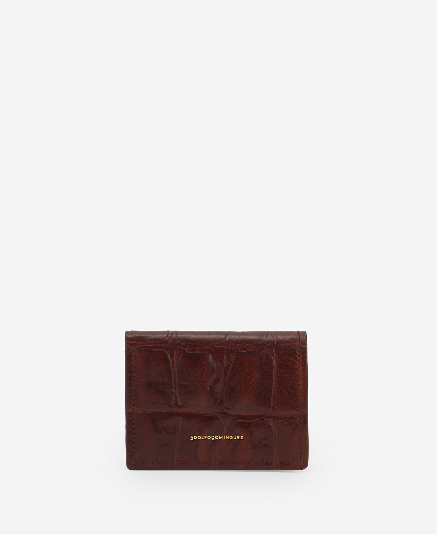 Cartera de piel responsable craquelada image number 0