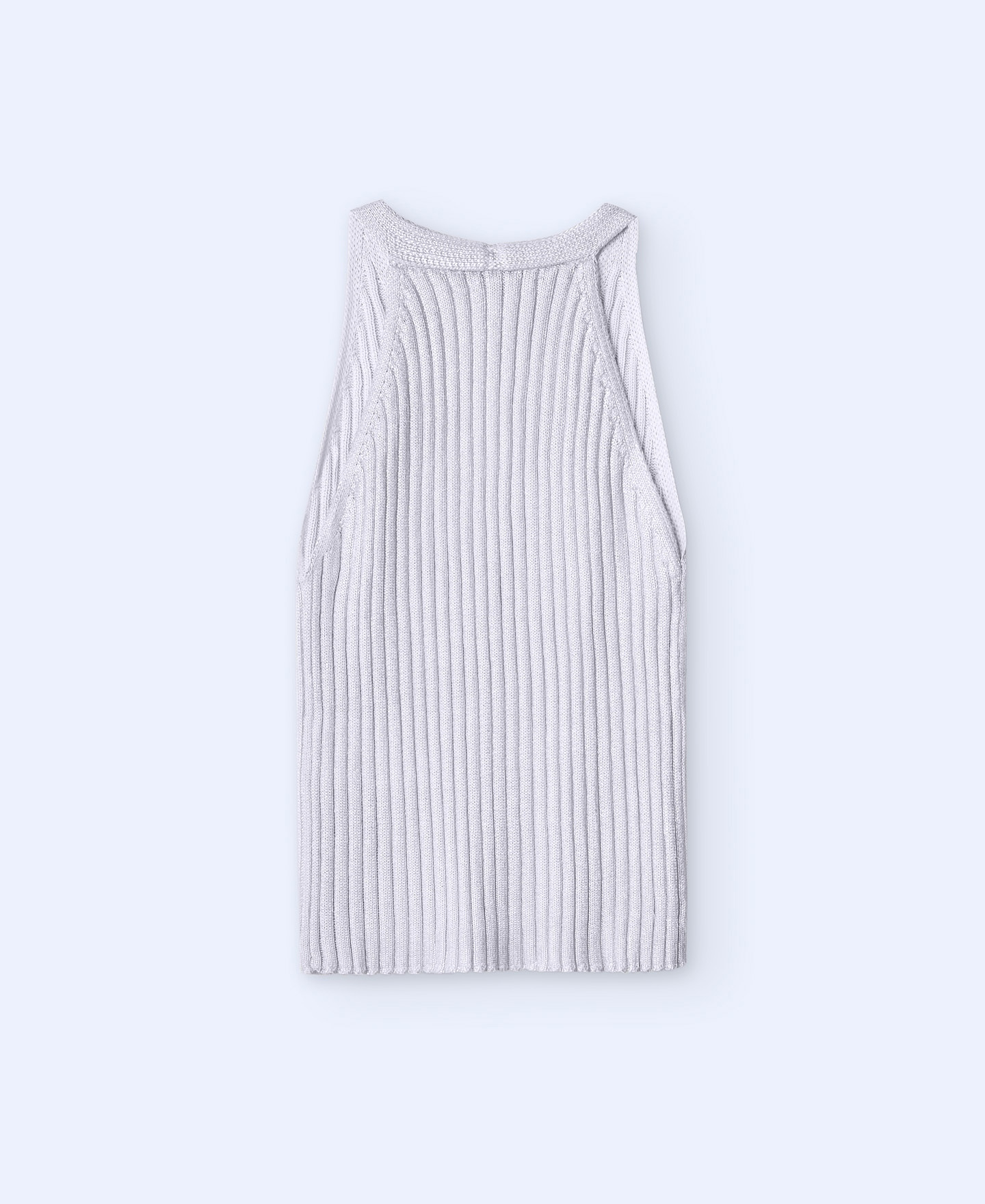 Knitted halterneck top image number 5