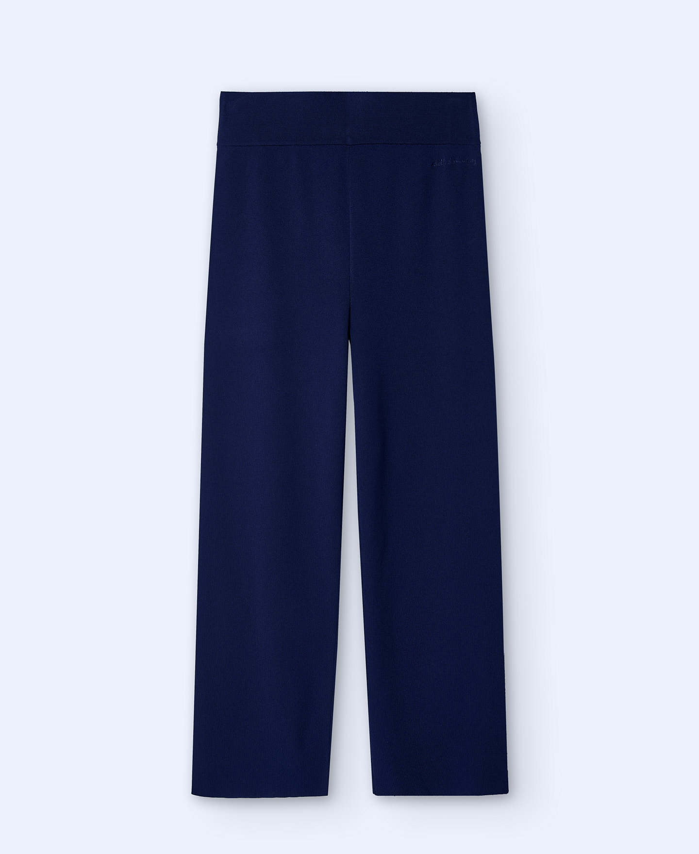 Straight knitted trousers image number 4