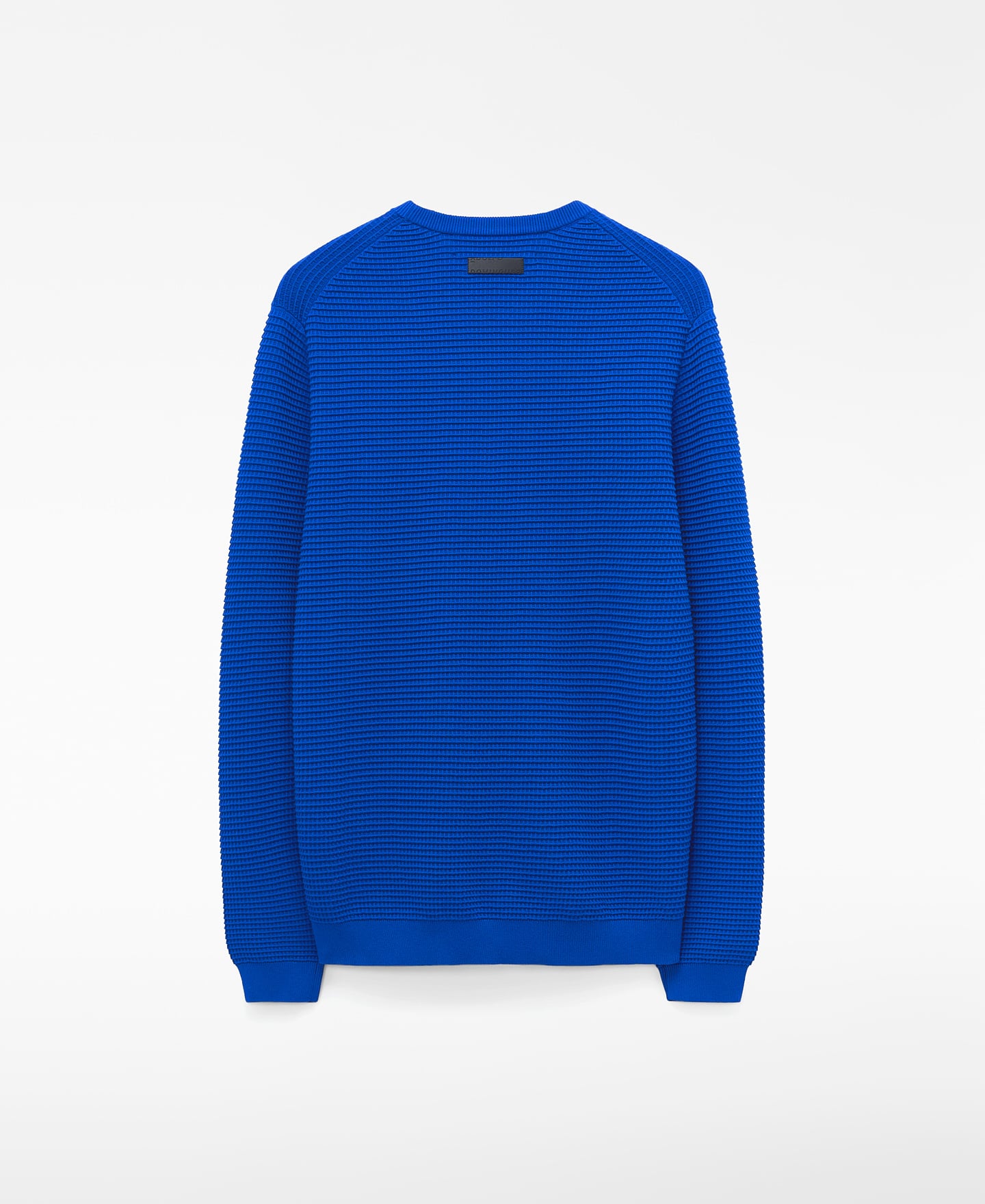 Organic cotton structured knit sweater image number 5