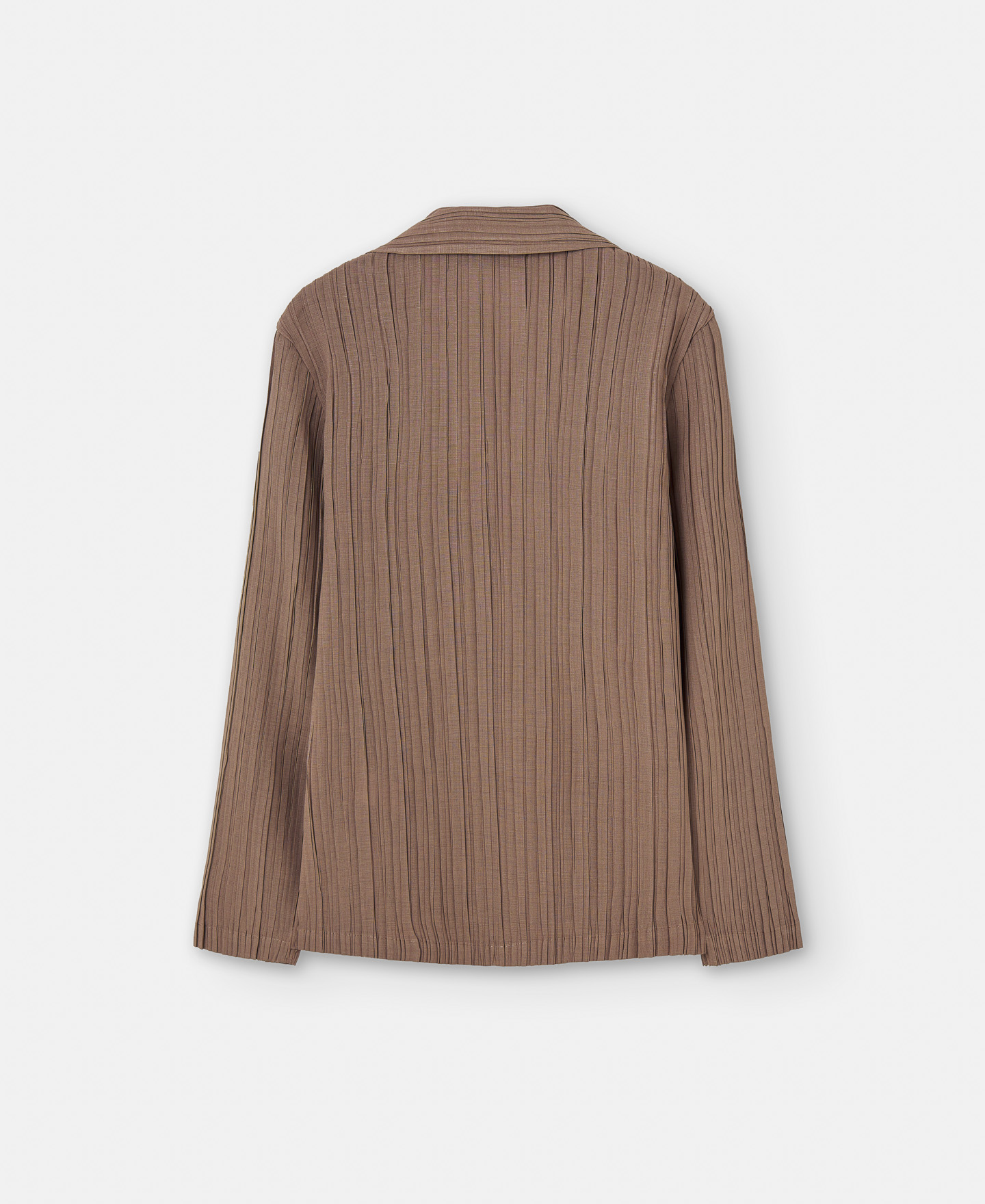 Crinkle blazer with button fastening image number 5