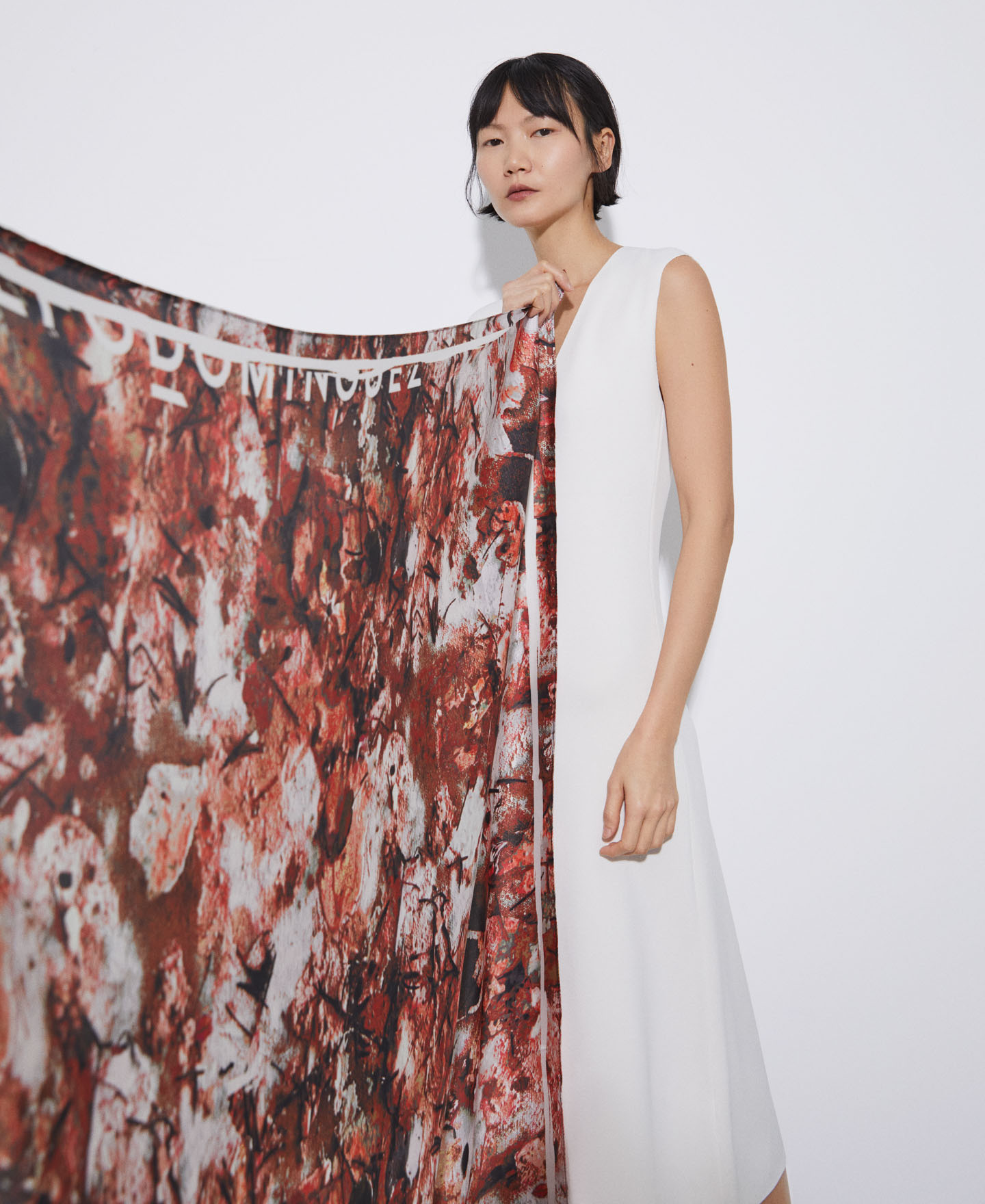 Floral square scarf image number 5