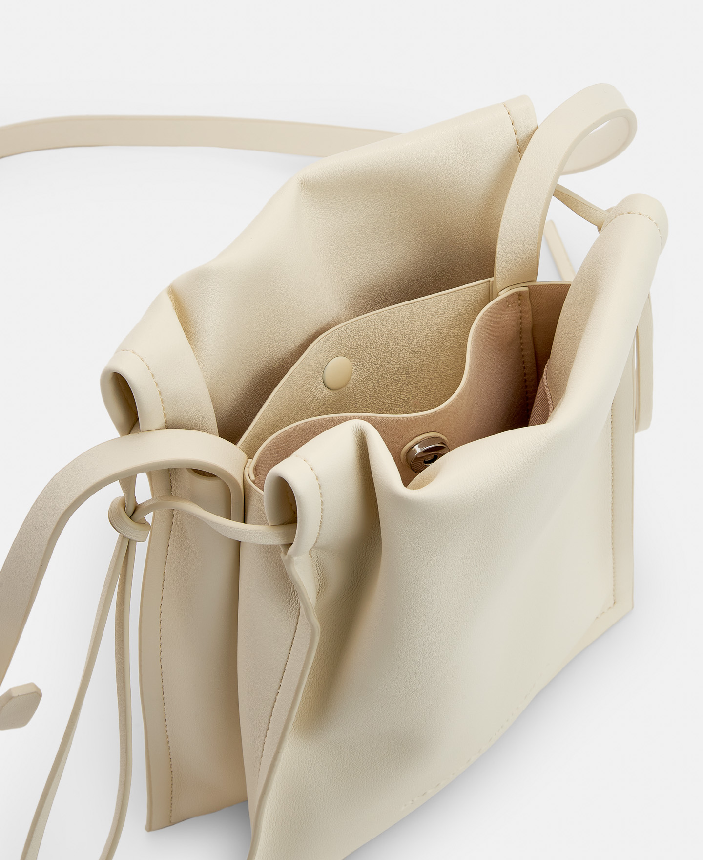 Recycled polyurethane small shoulder bag image number 2