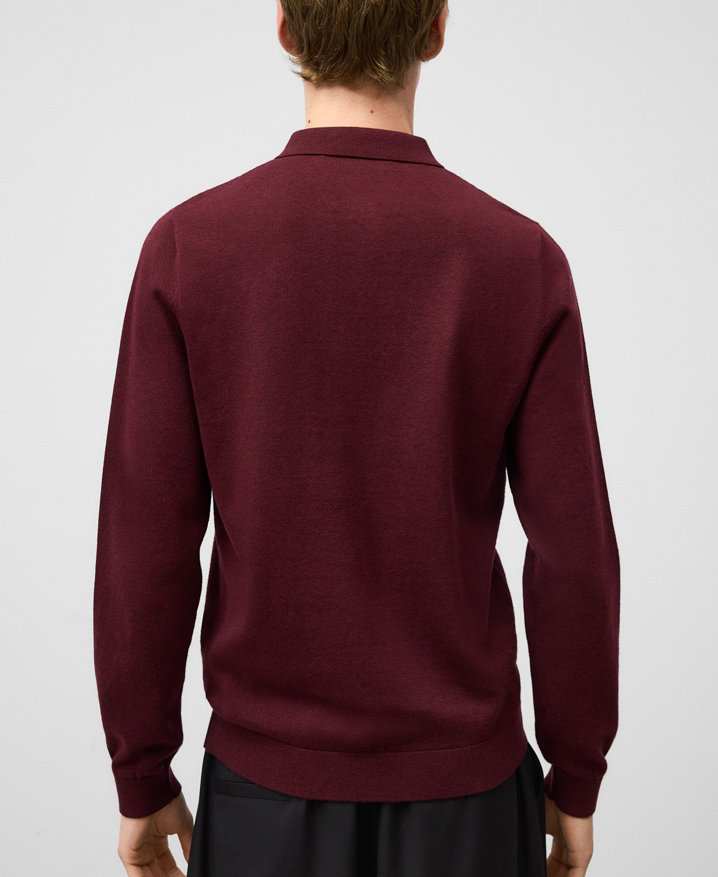 Polo de manga comprida regular fit para homem image number 2