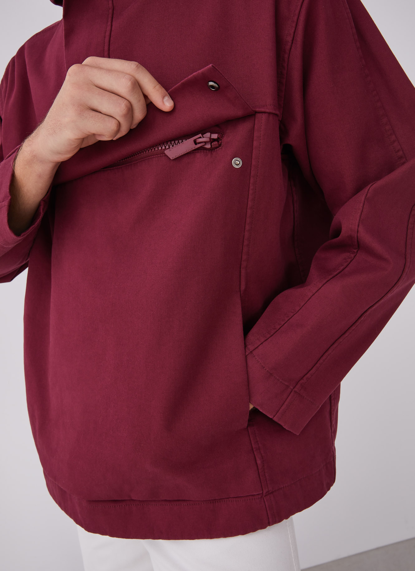 Hooded pullover with maxi pocket image number 2