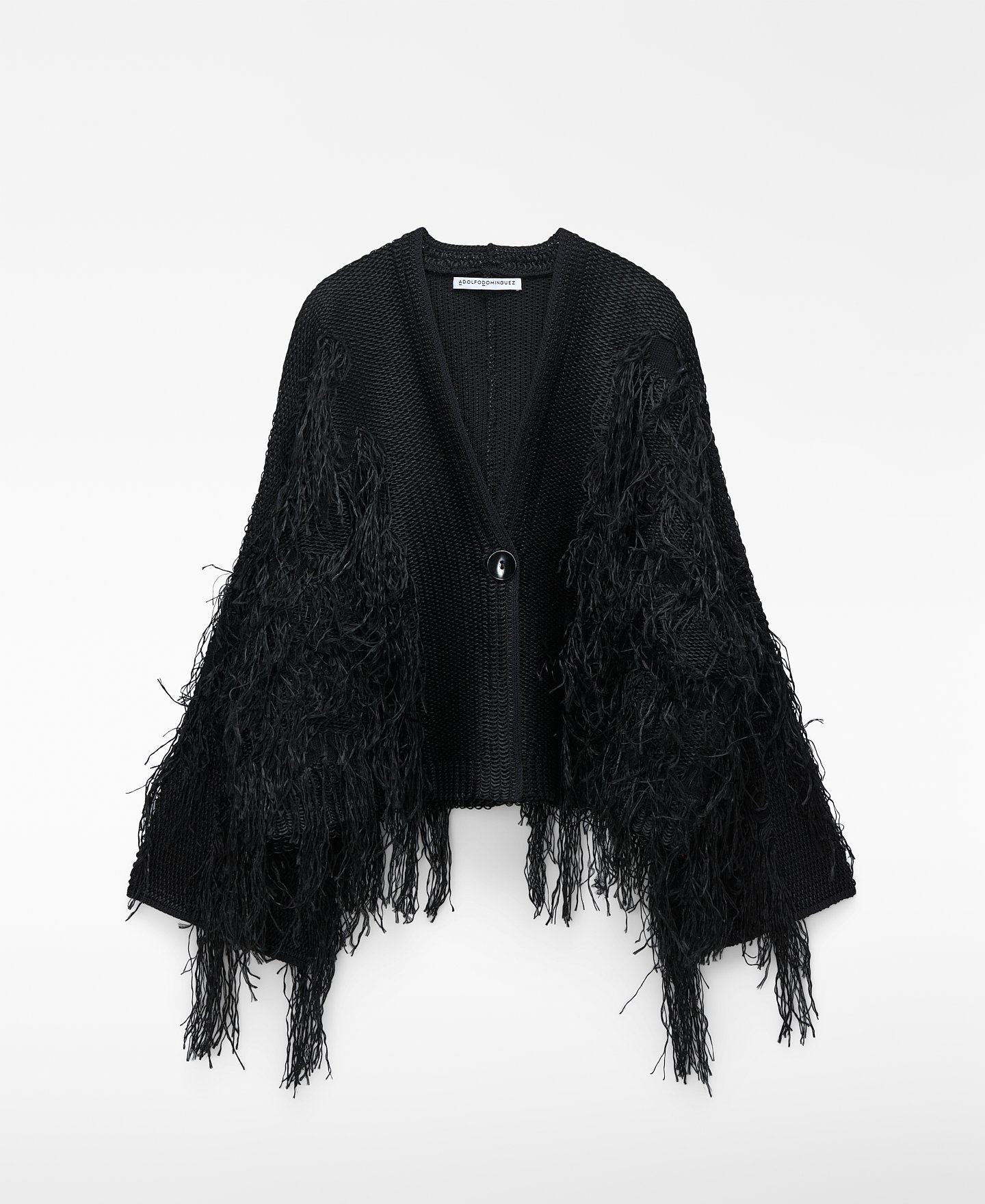 C&aacute;rdigan corto flecos image number 4