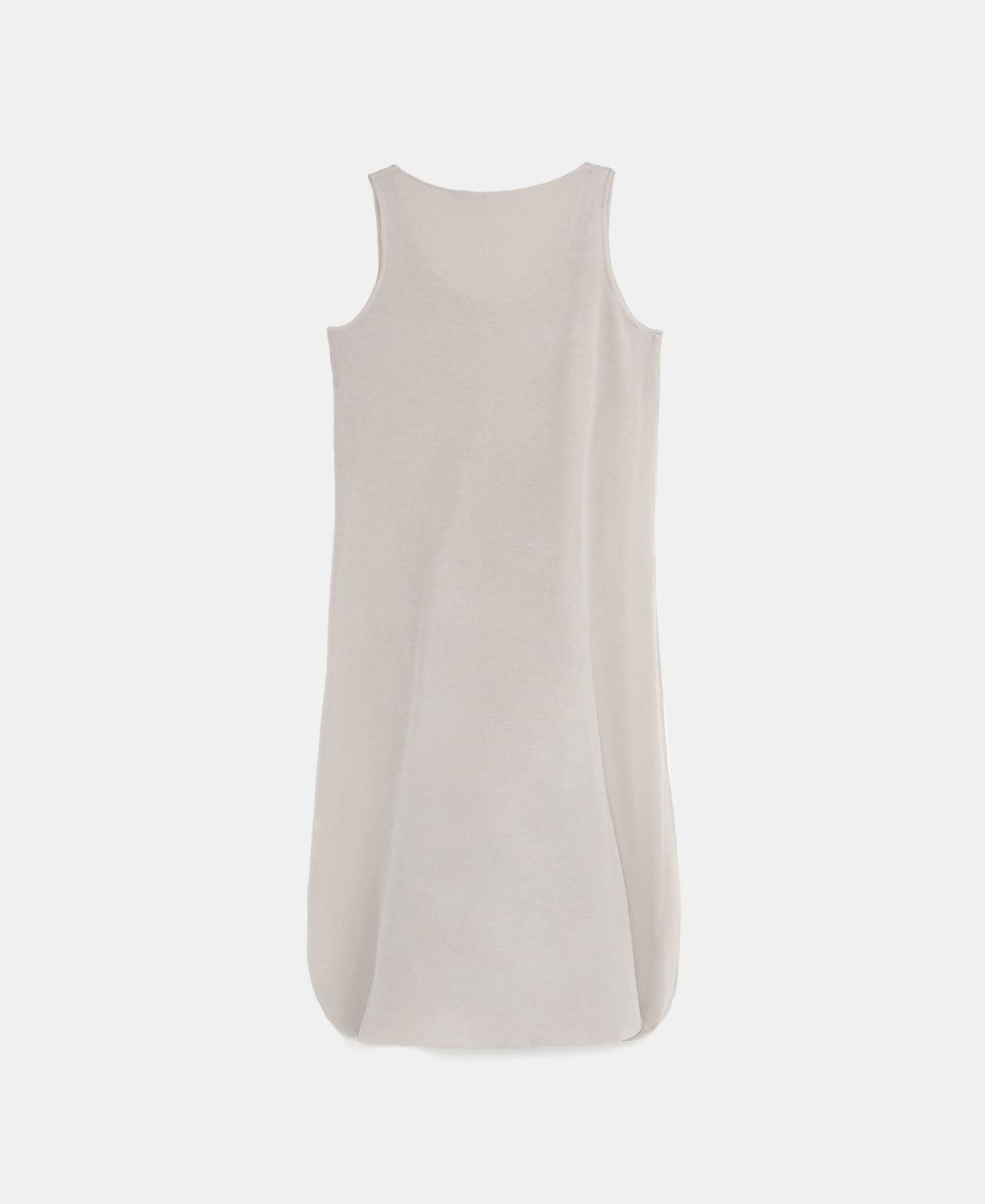 Balloon cut dress in viscose and nylon image number 5