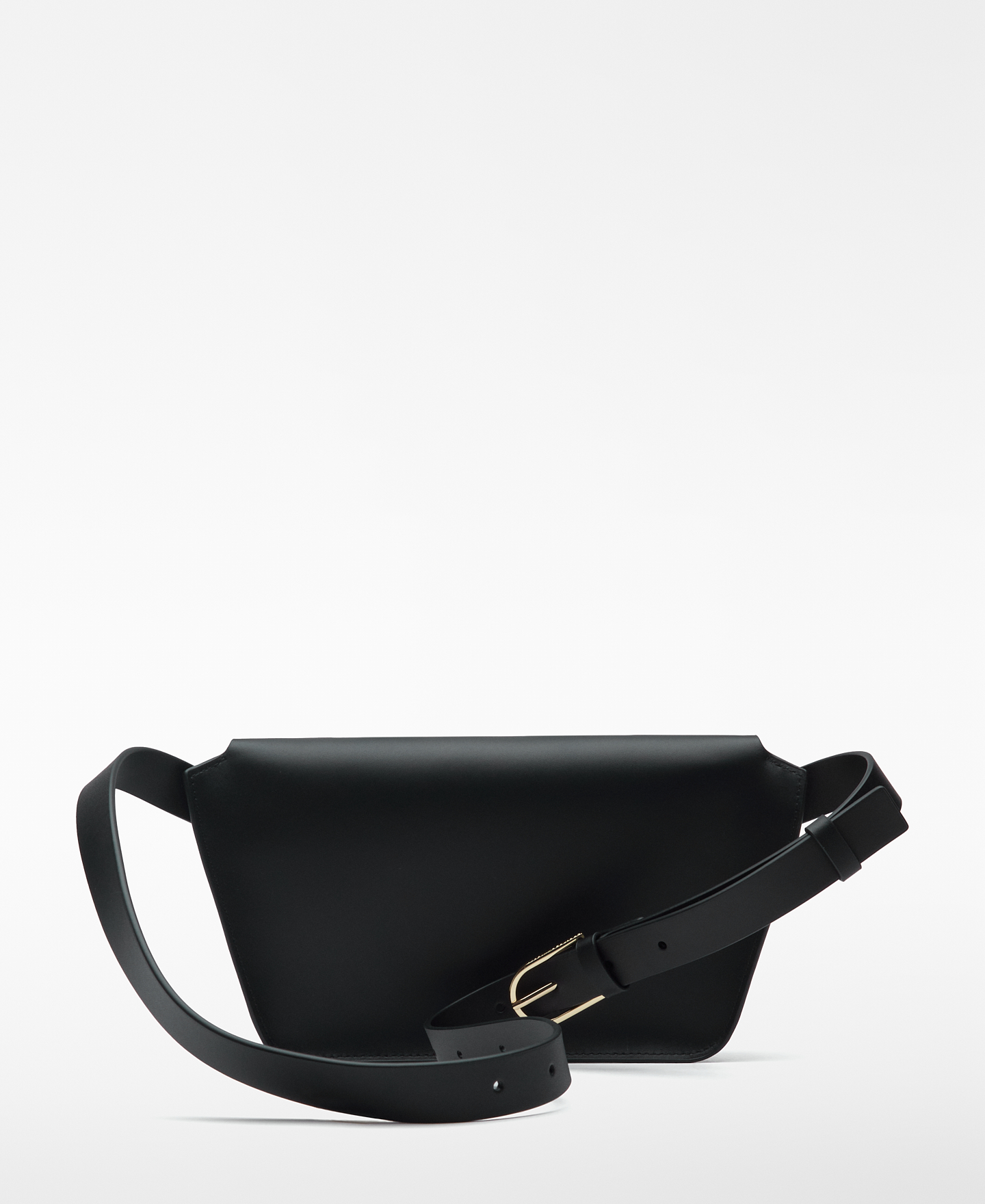 Flap leather bag woman image number 1