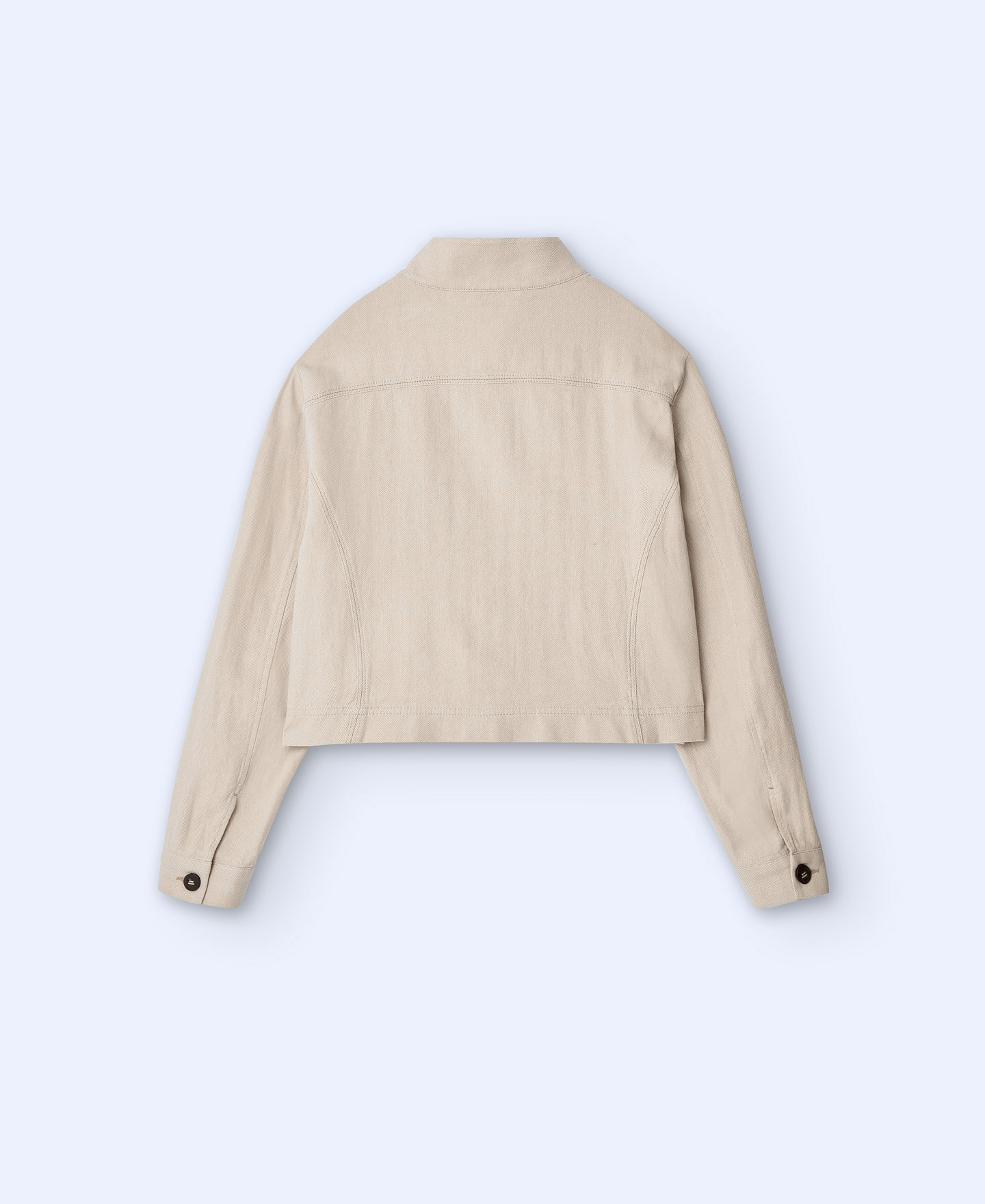 Short jacket in cotton and linen image number 7