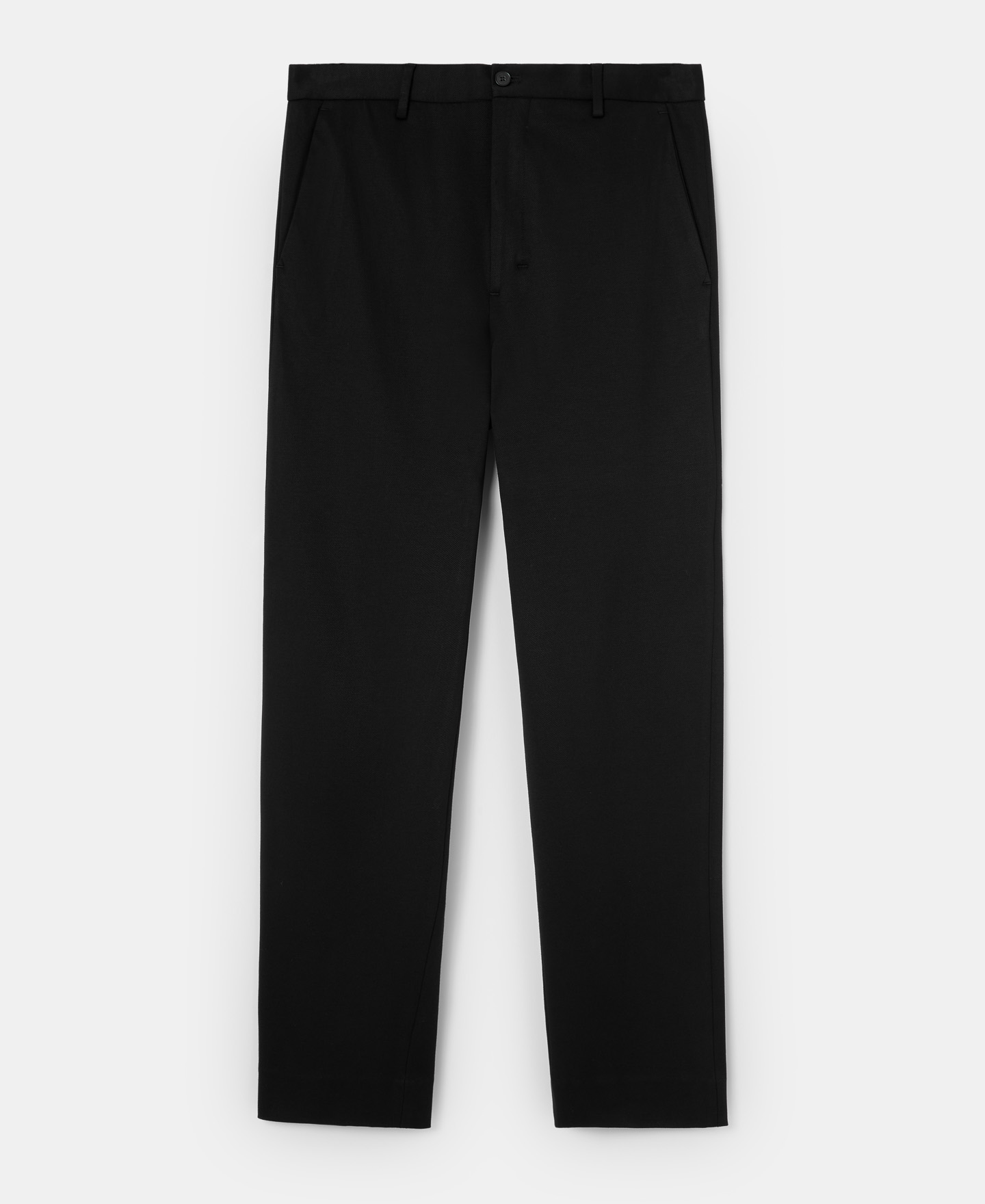 Slim fit viscose twill chino trousers image number 4