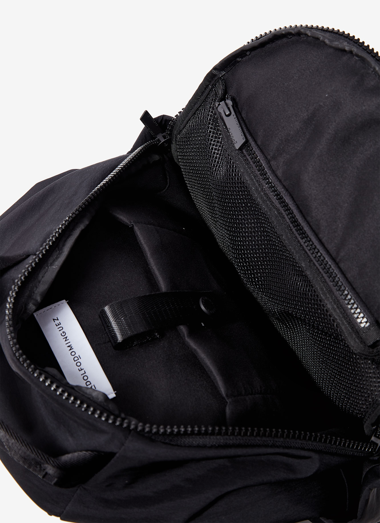 Nylon backpack with double compartment image number 1