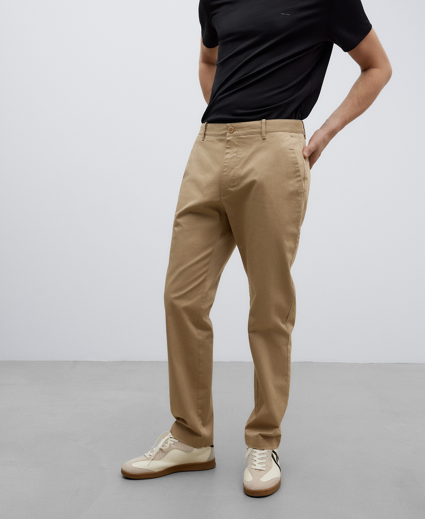 Pantalón chino twill de algodón hombre image number 0