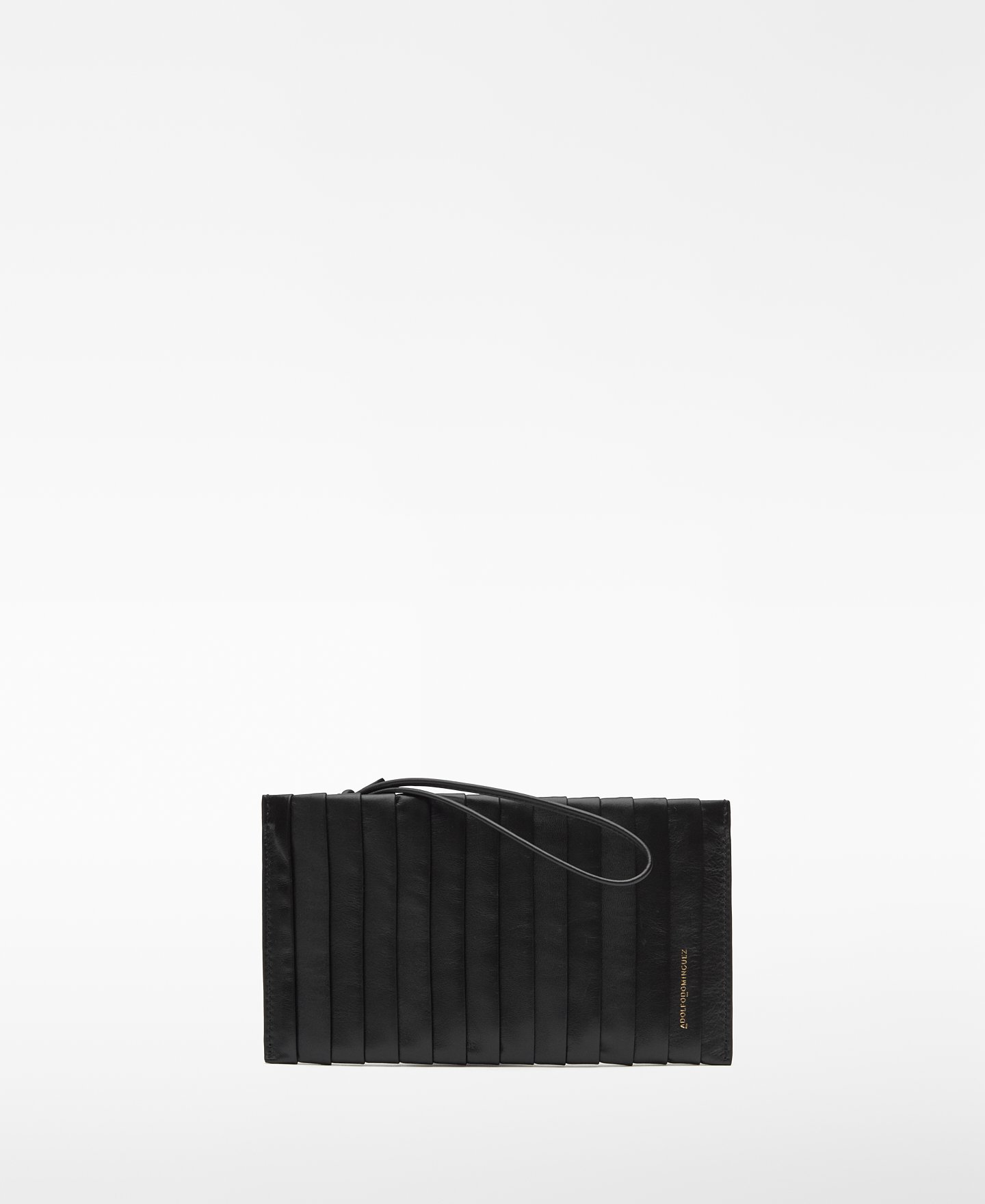 Leather rectangular clutch image number 0