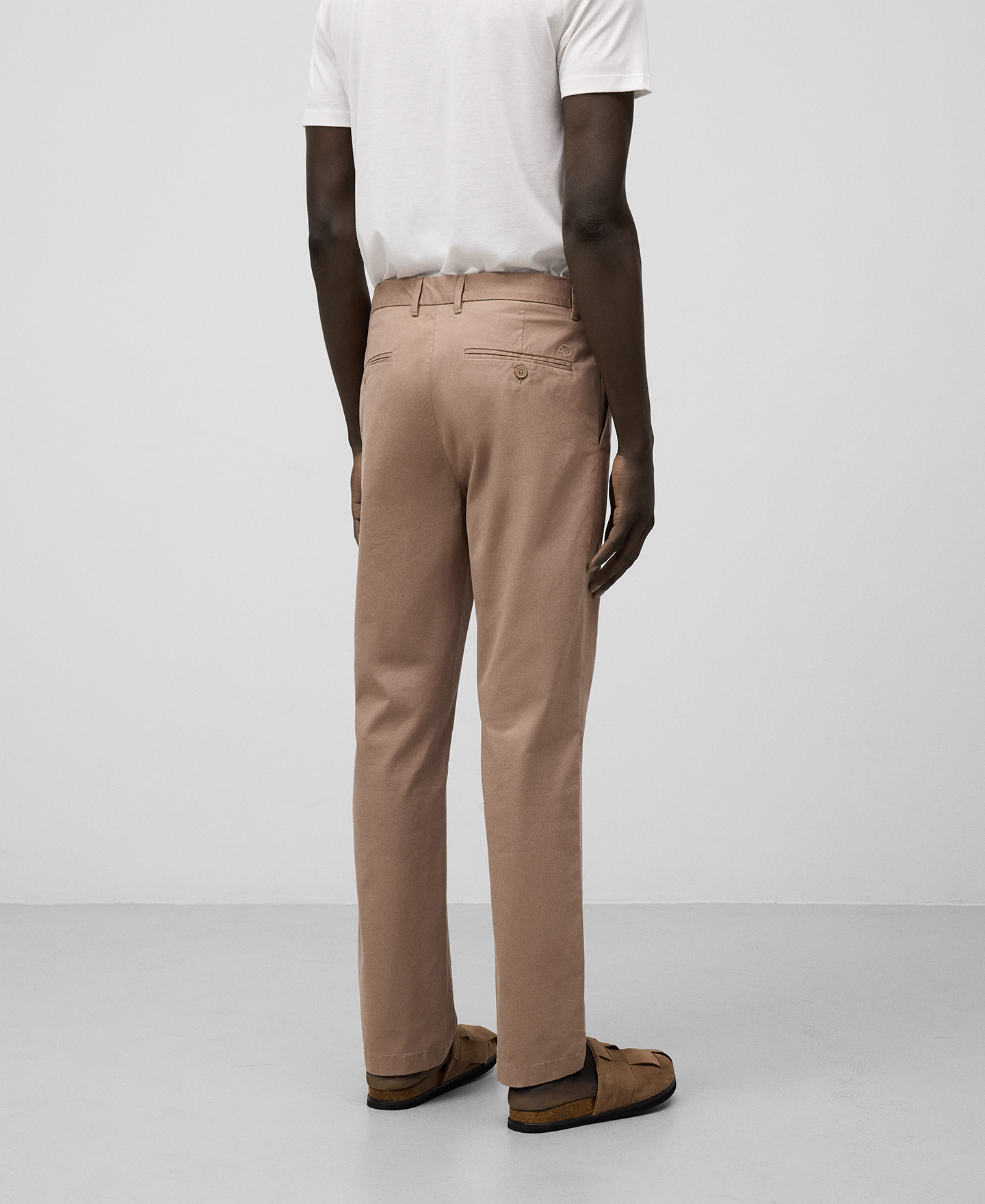 Regular fit chino trousers man image number 2