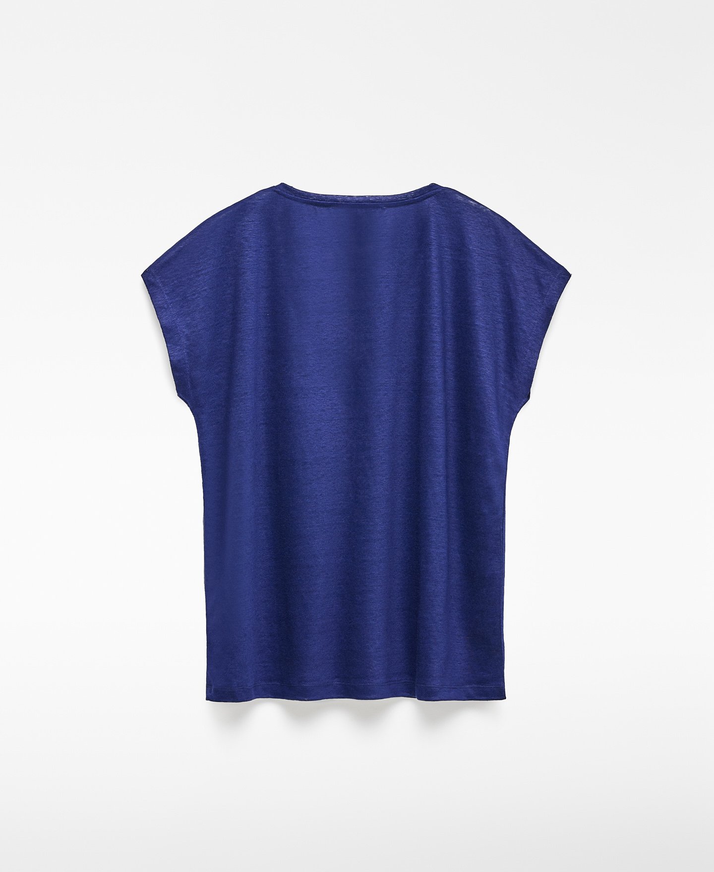 Camiseta relaxed fit lino europeo mujer image number 5