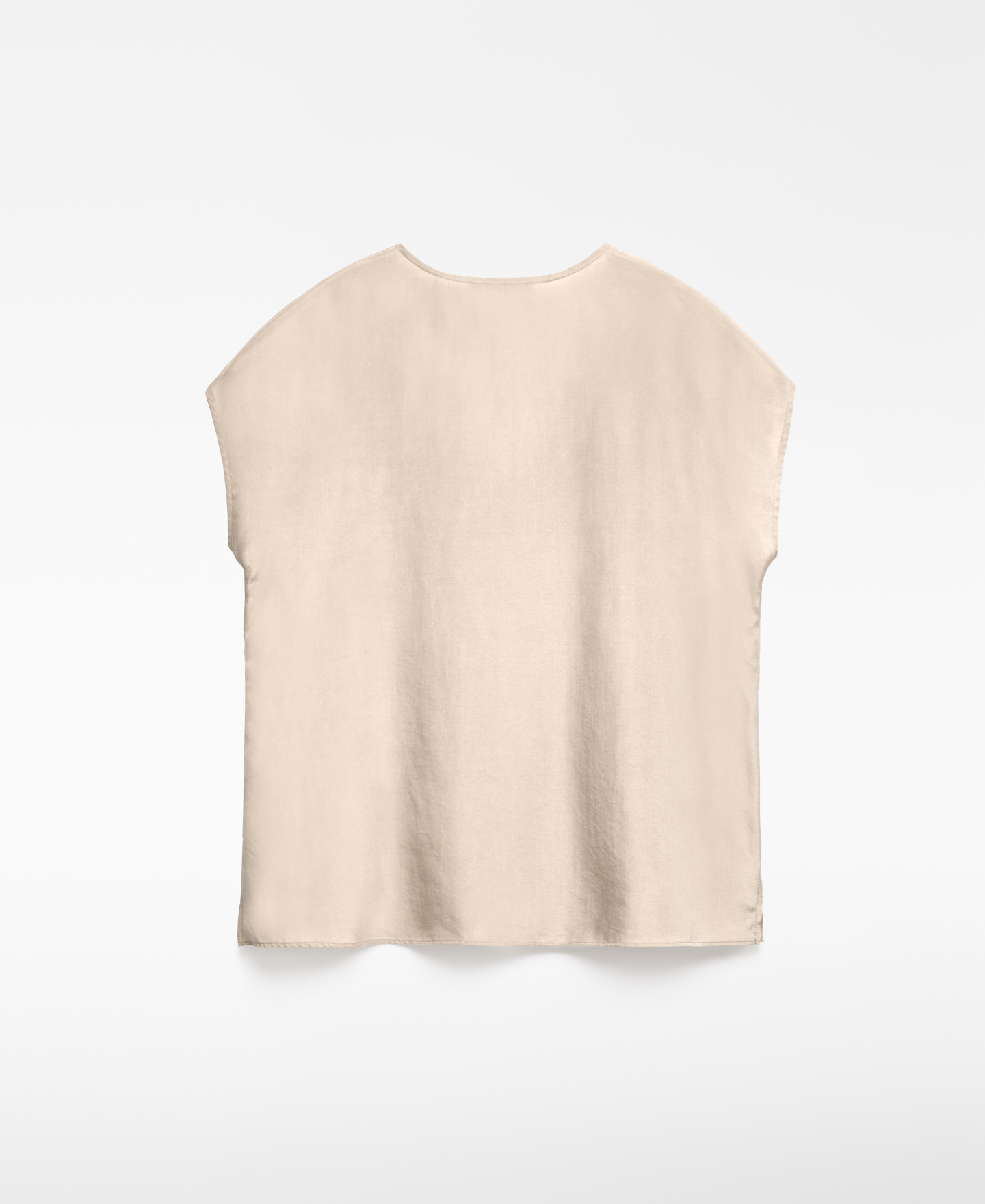 V-neckline straight top woman image number 5