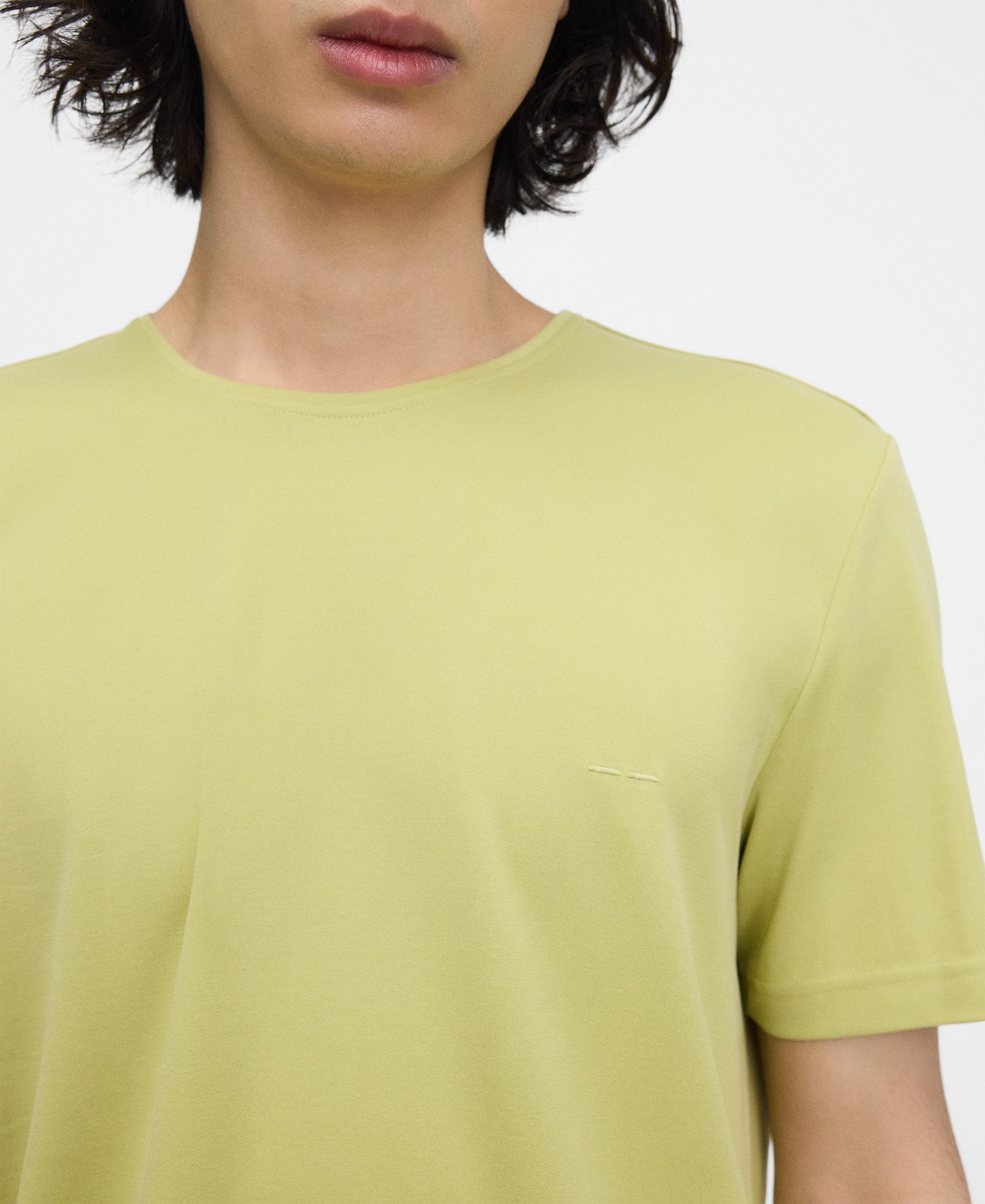 Modal crew collar T-shirt image number 3