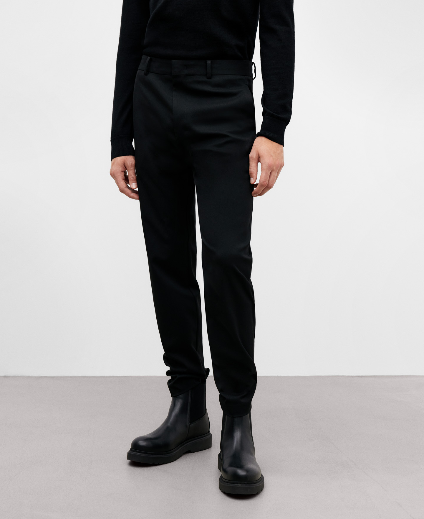 Pantalon de costume noir slim fit image number 0