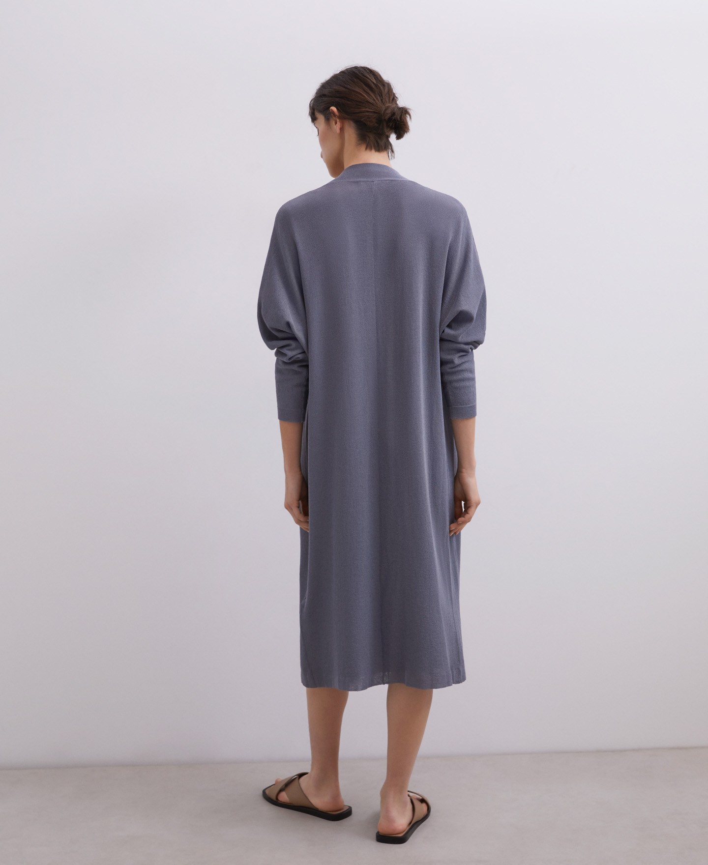 Bat sleeve long jacket image number 1