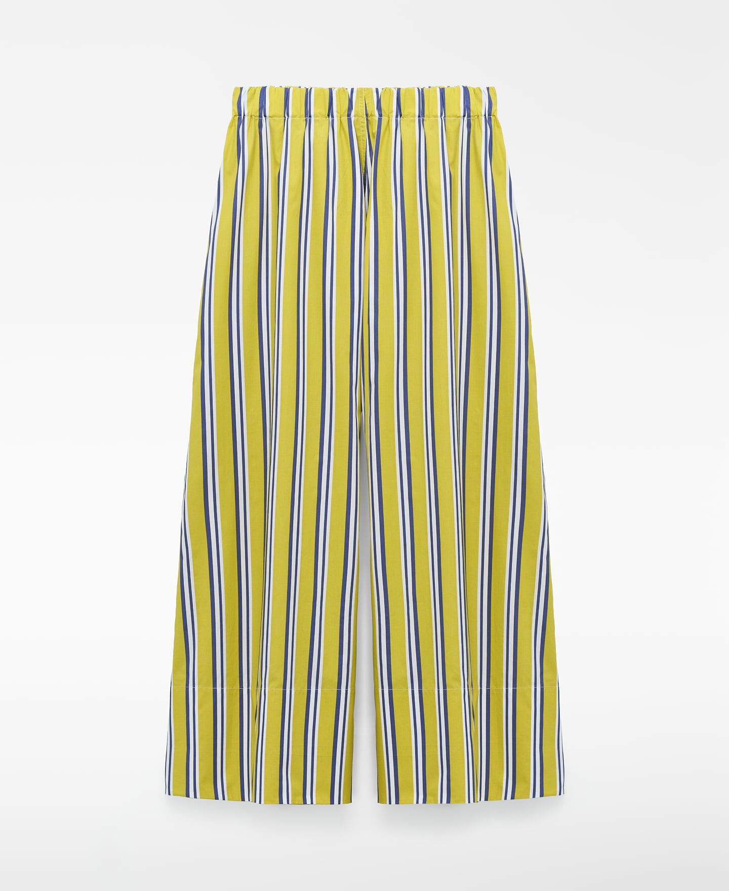Pantal&oacute;n rayas pierna ancha algod&oacute;n image number 0