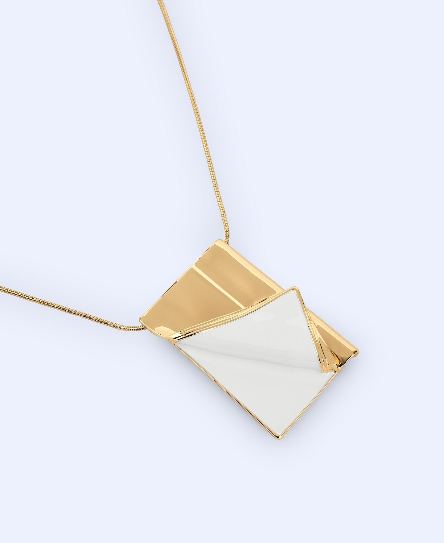 Zinc and resin notebook pendant image number 1