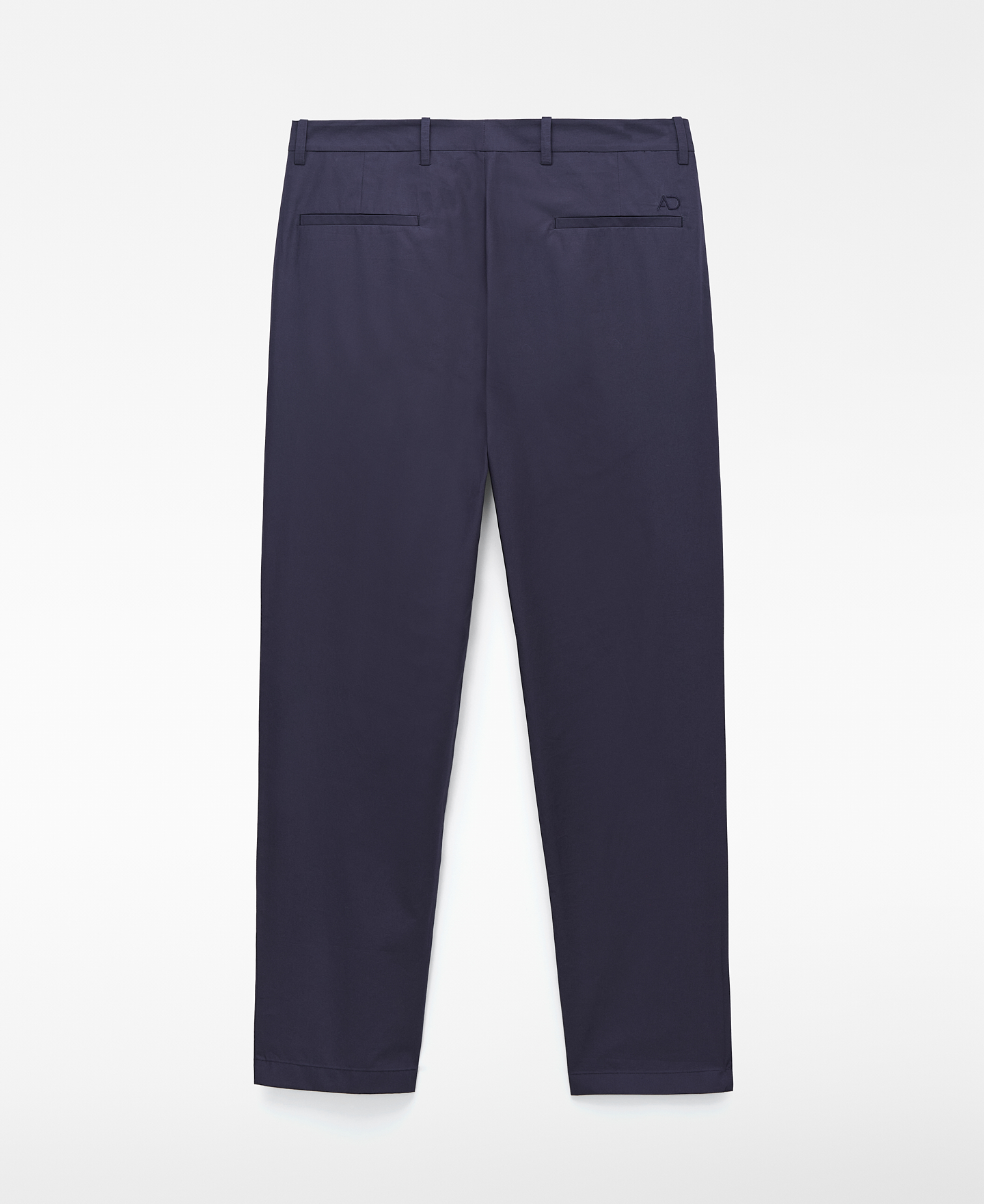 Cotton poplin straight trousers image number 5