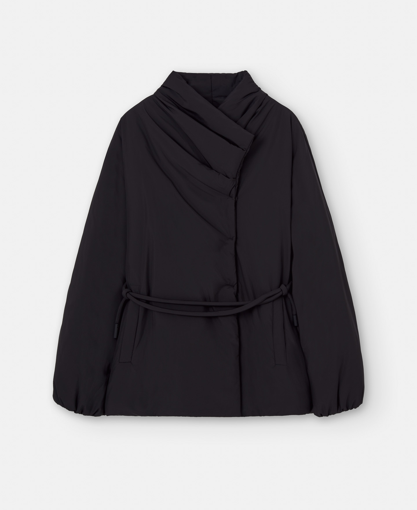 Short padded coat with Japanese sleeve image number 0