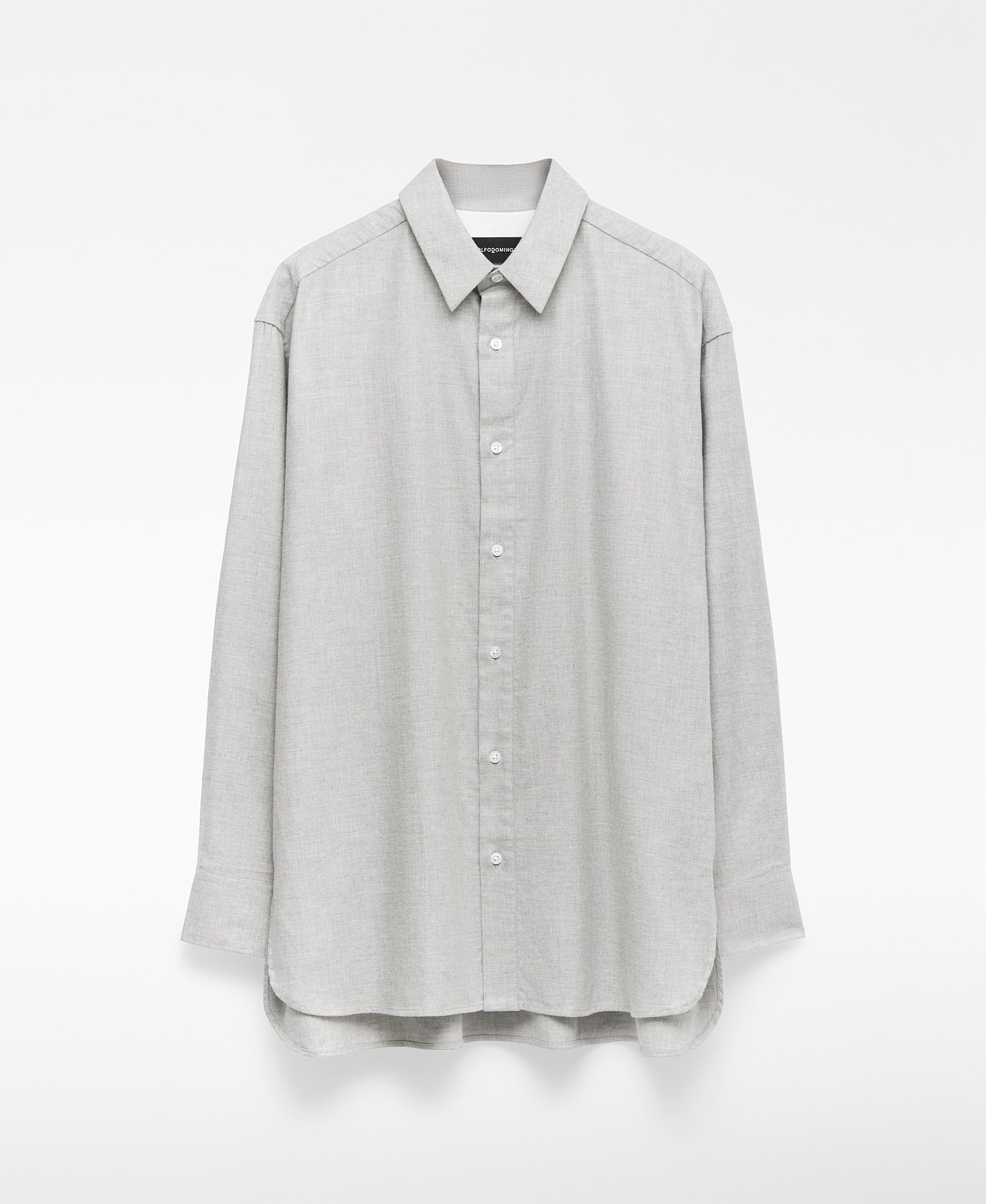 Relaxed fit lapel collar shirt man image number 4