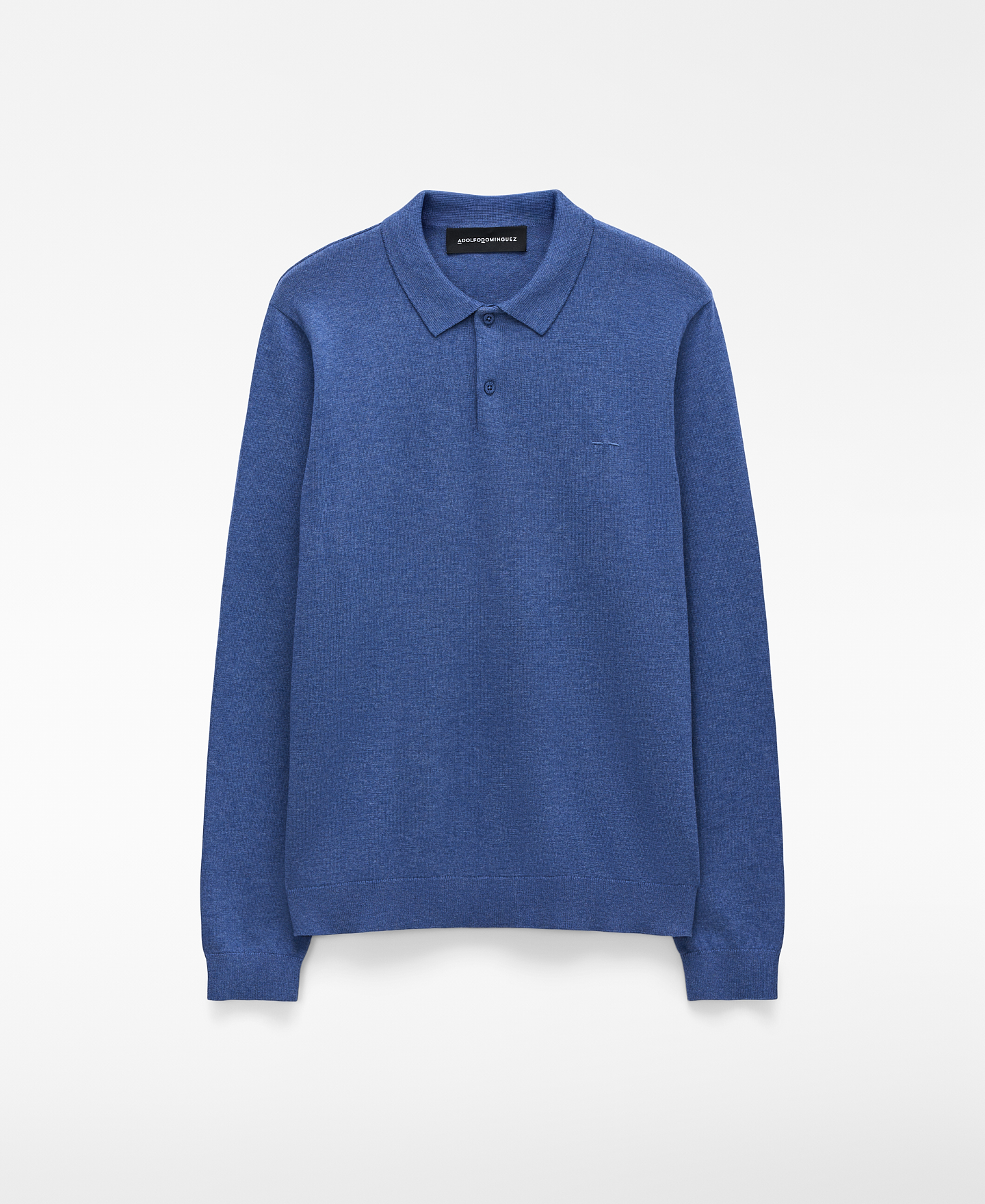 Organic cotton long sleeve polo shirt image number 4