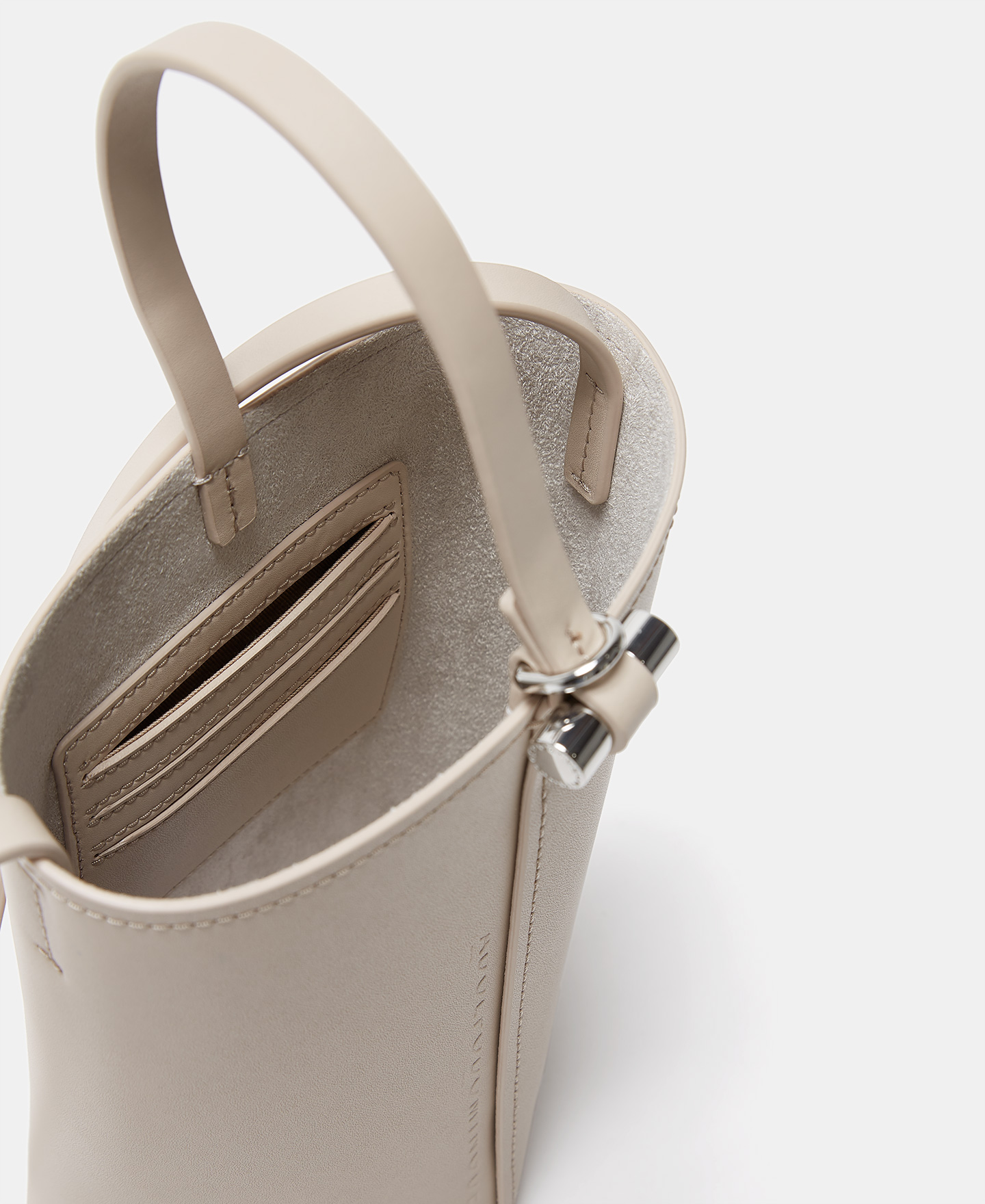 Vachetta leather bucket bag image number 1