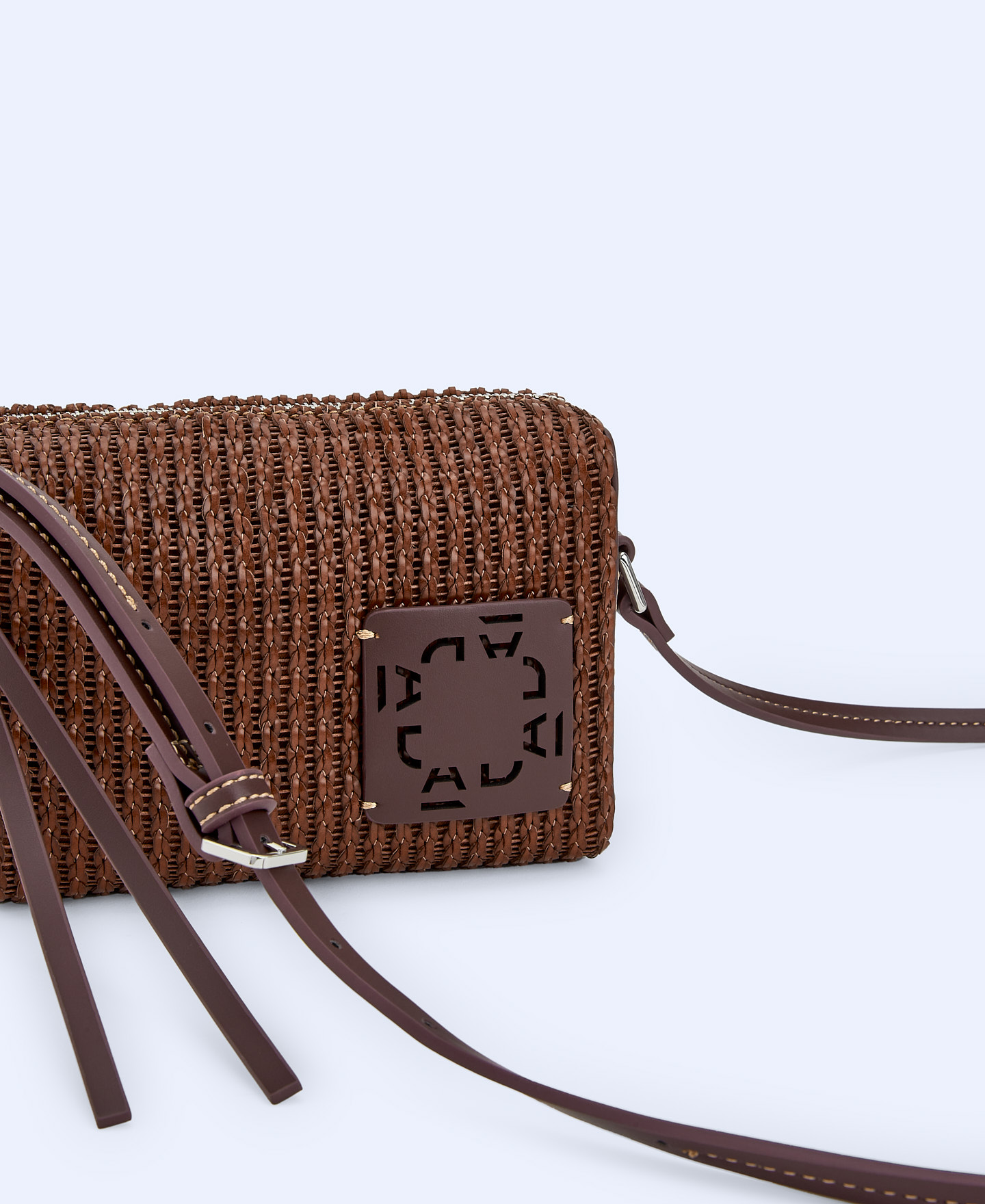 Recycled braided small messenger bag image number 2