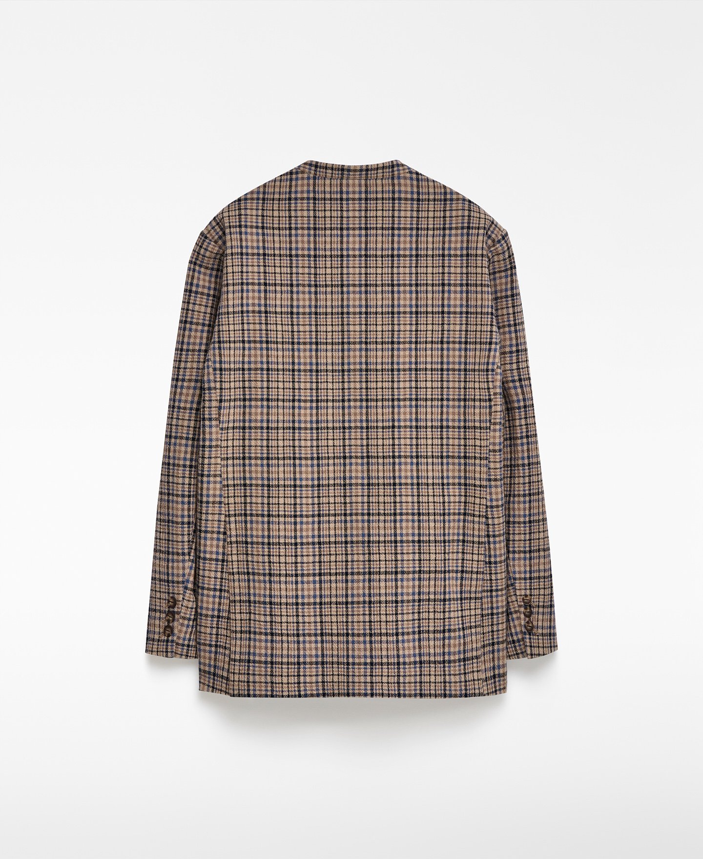 Checked tailored blazer woman image number 5