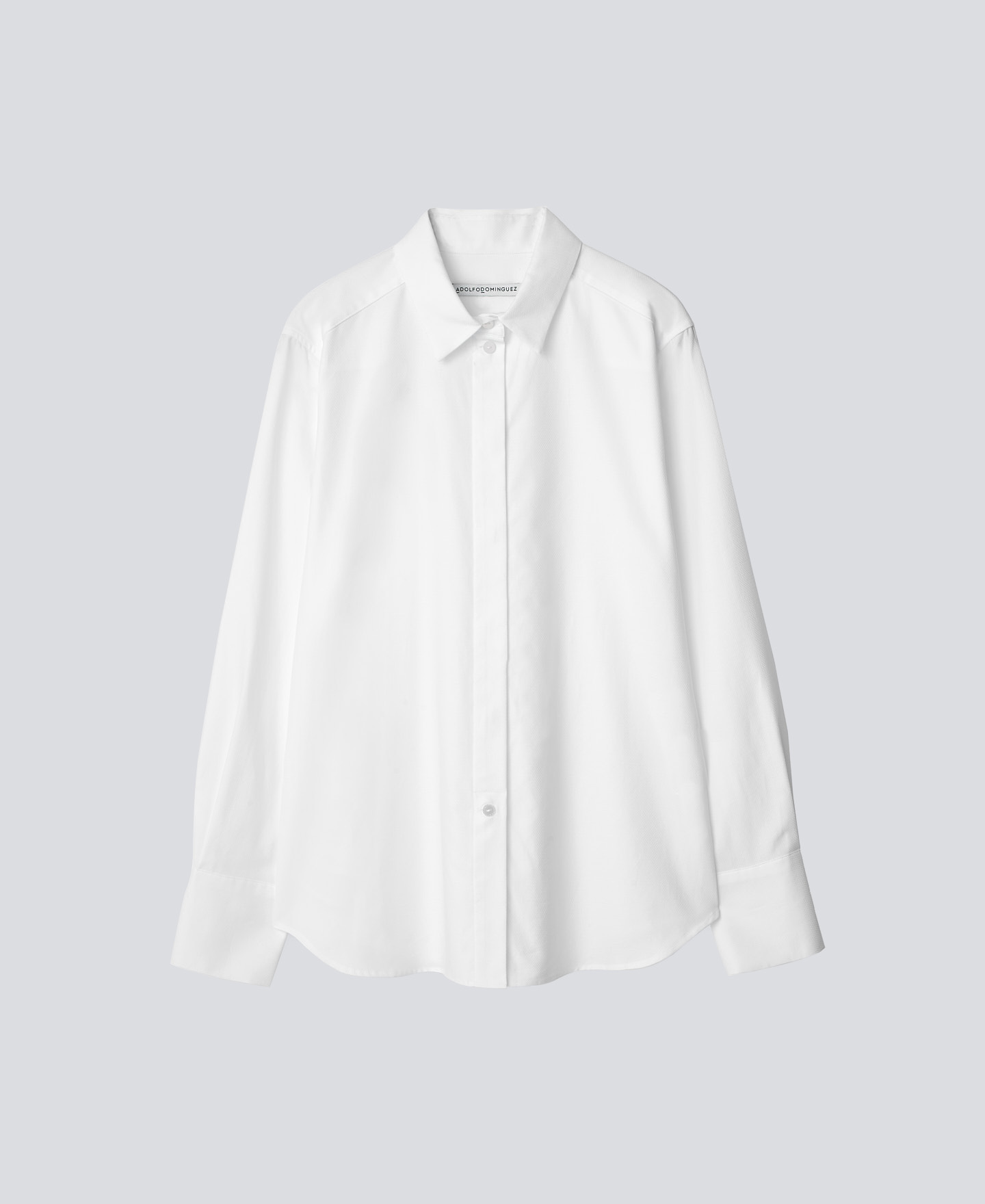 White cotton shirt for women image number 4