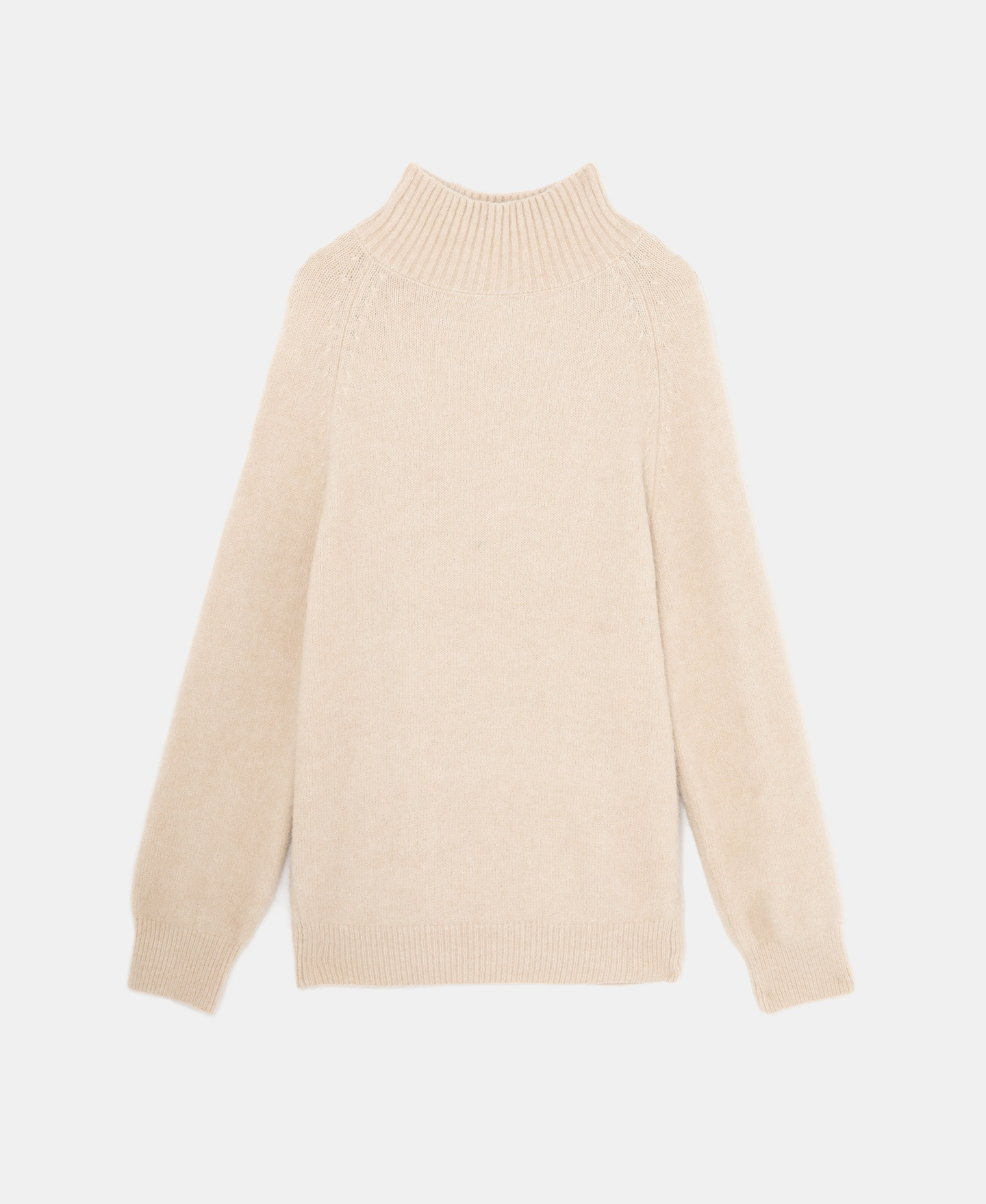 Merino wool and alpaca knitted sweater image number 4