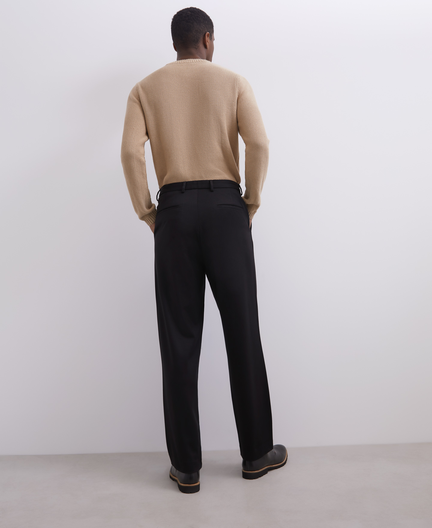 Viscose twill chino trousers image number 2
