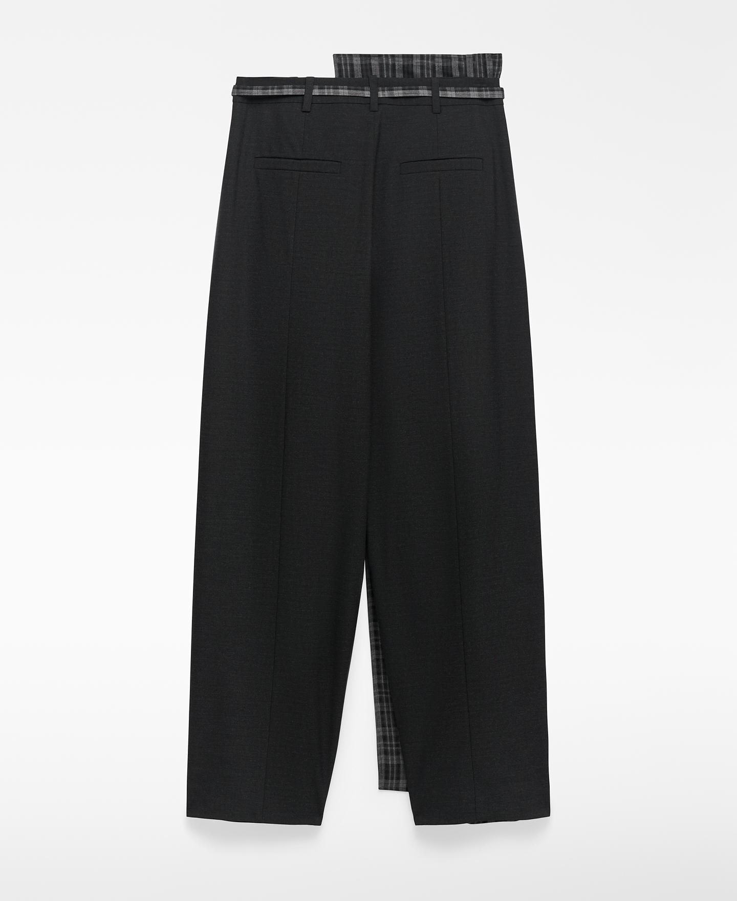 Pantalón asimétrico combinado mujer image number 5