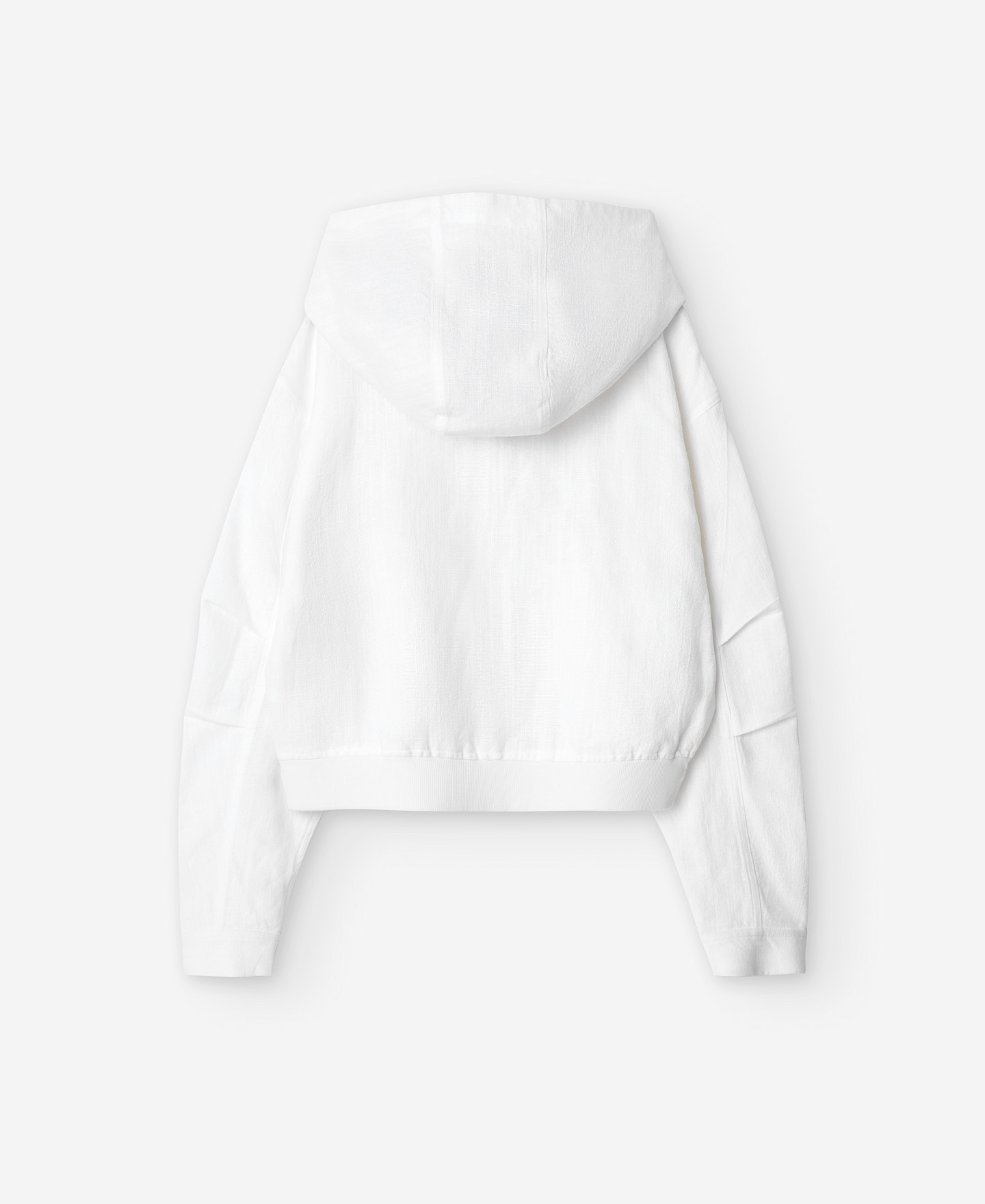 Sudadera capucha en lino y algodón image number 7