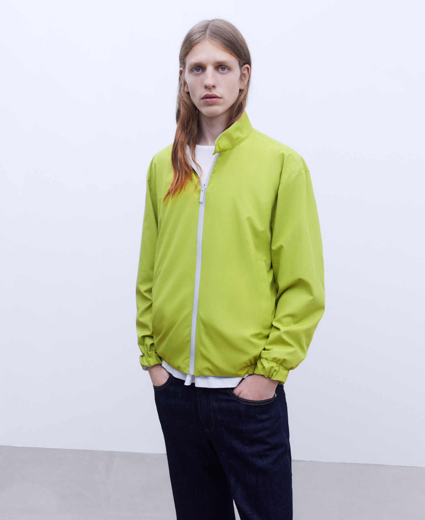 Reversible harrington jacket image number 5