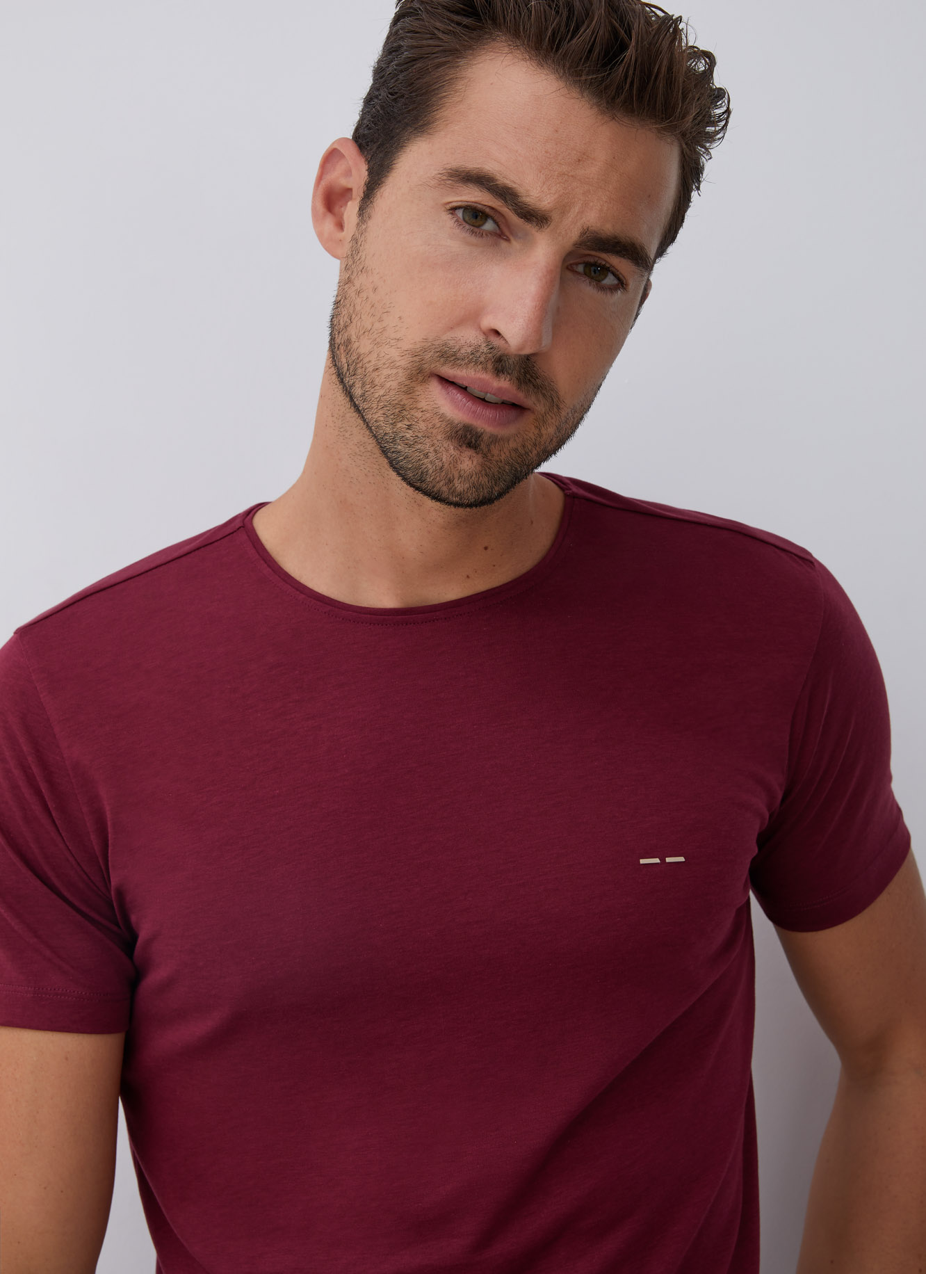 Lyocell and cotton t-shirt image number 3